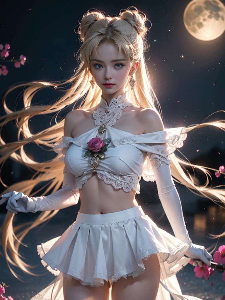 tmasterpiece,Highest image quality,super detailing,Best quality ,Extremely Delicately Beautiful, Very meticulous,Best quality, offcial art, extremely detaild的 CG unified 8k wallpapers, Ana de Armas portrait photo, AdelaBlue Eyetremely Detailed CG Uniform 8k Wallpaper,tmasterpiece,Highest image quality),(Delicate light and shadow,The picture has dramatic lens effectariner Moon:1.1),Enchanted smile,double tails, eBlue eyes,combed blonde hair, Skinny lace top,White gloves-skirt,dynamicposes),The background is the universe(superior detail,The lighting effect is outstanding,Vista wide angle),(Excellent rendering,Enough to stand out from the crowd),Sexy big breasts,Dreamers.big breasts and big breasts,The sexiest look,Beautiful floral print silk garments,The most beautiful woman in the world,(The kinky is exposed,Camel toes,),(各种颜色的Dreamers.big breasts and big breasts耳环,white colors,in pink,purpleish color,red colour,blue colors,orange colors,green color,cyan colors,),cropped shoulders,
