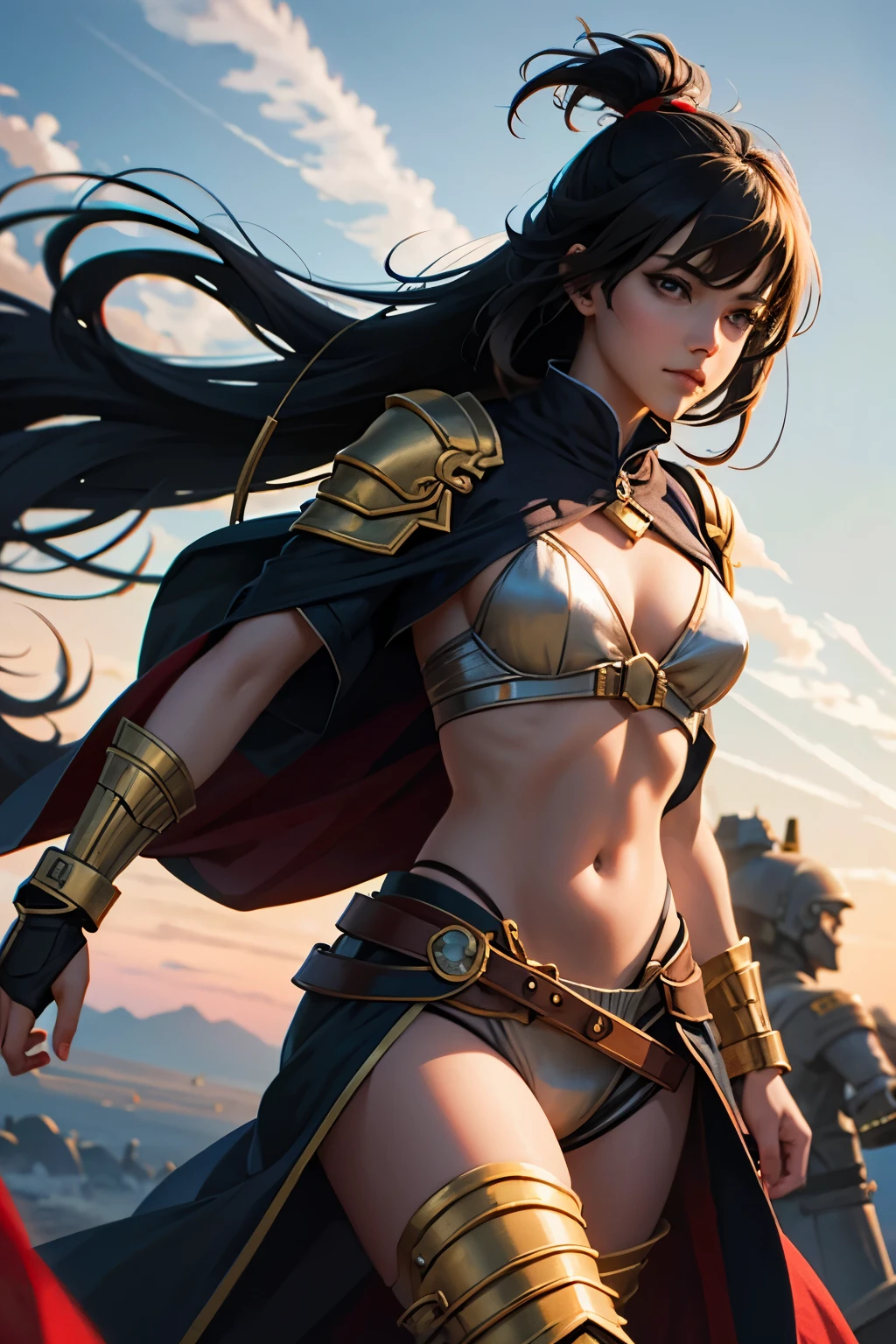 best quality, photography, 1girl, female warrior, sexy