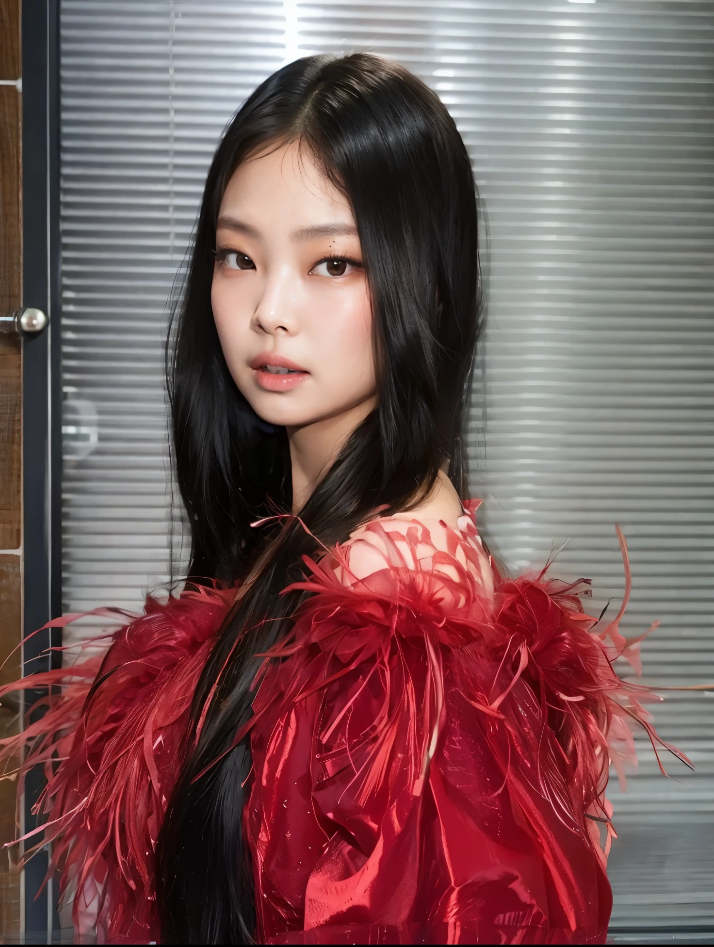 Jennie from blackpink face, fotorrealista, ultrahd, 8k