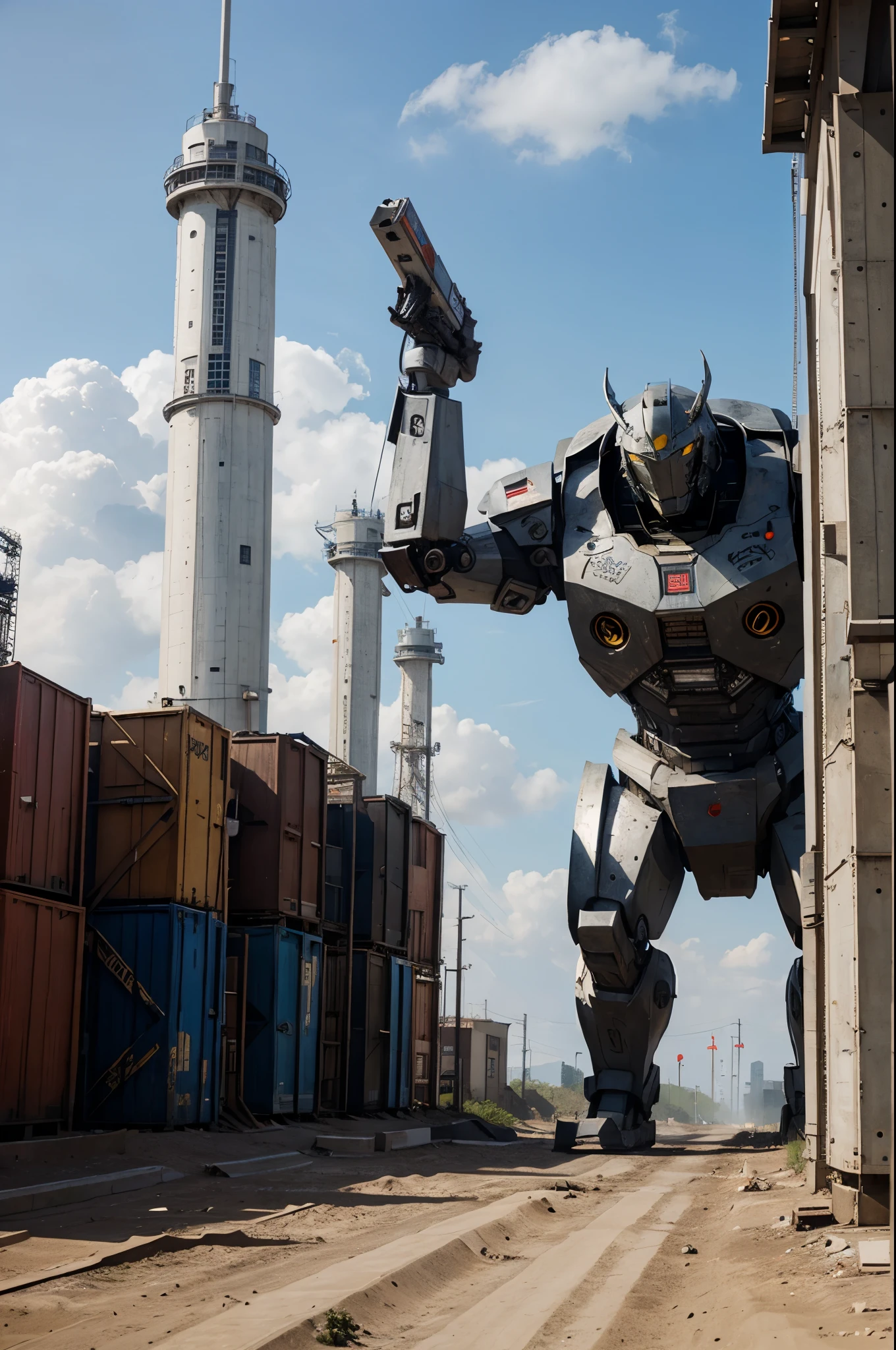 Giant Robots replacing human jobs