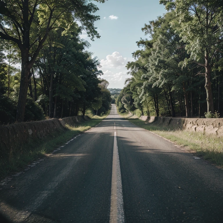 Country road , afternoon , aesthetic