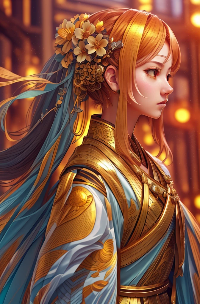 Beautiful mecha sci-fi girl,Pretty metallic headband jumpsuit,(Best quality at best,4K,8K,A high resolution,tmasterpiece:1.2),ultra - detailed,(realistically,真实感,真实感:1.37),HighDynamicRange,hyper HD,studio light,超精细Uniformity,Focus sharp,Physical rendering,Extremely detailed description,professional,Vibrant colors,With a blurred background,like a dream艺术,Uniformity,like a dream,hyper realisitc,电影灯光,Colorful lights,3D,Octagon rendering,Meticulous and complex,Complicated details