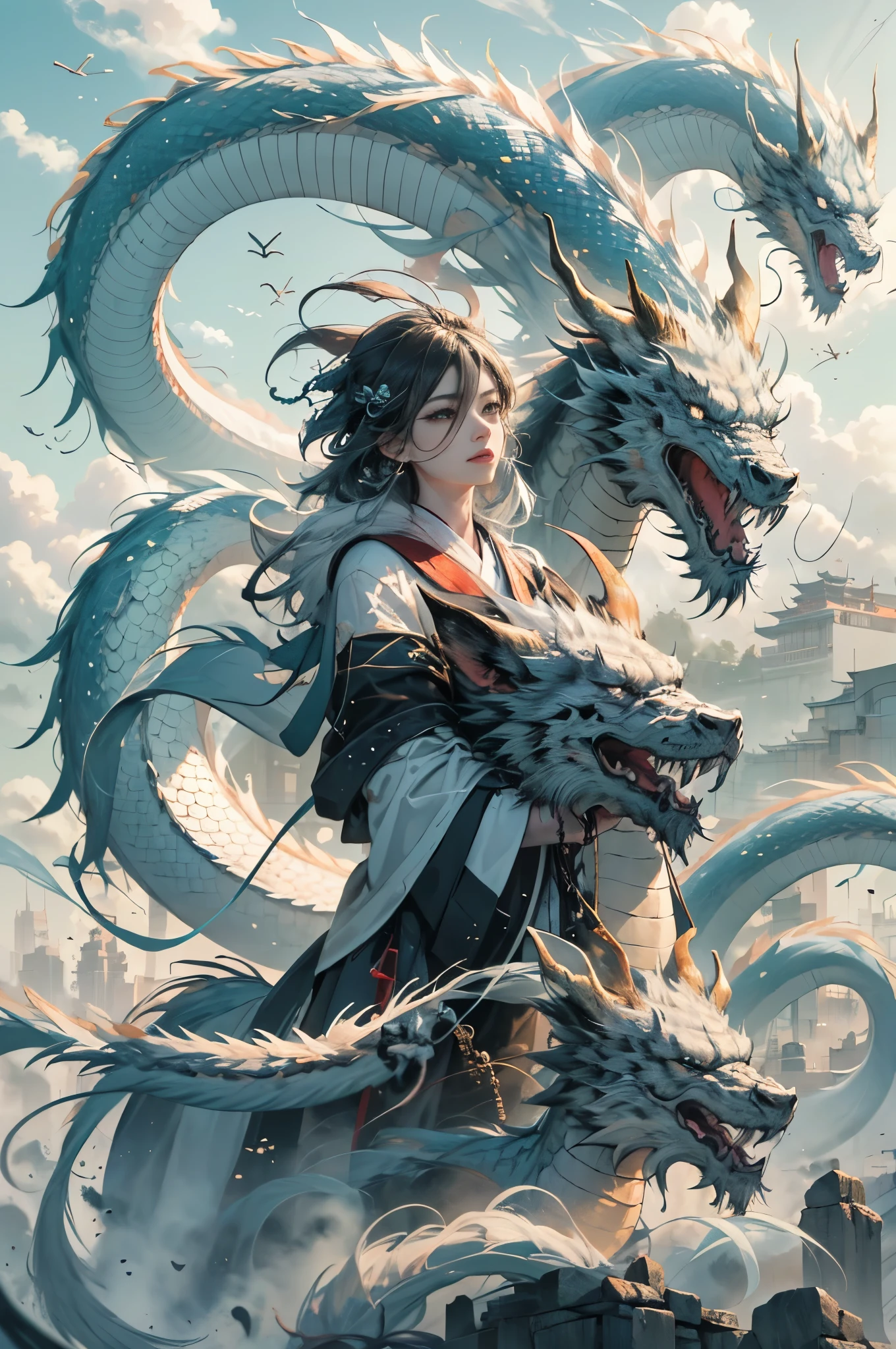Dragon's horn,beautidful eyes