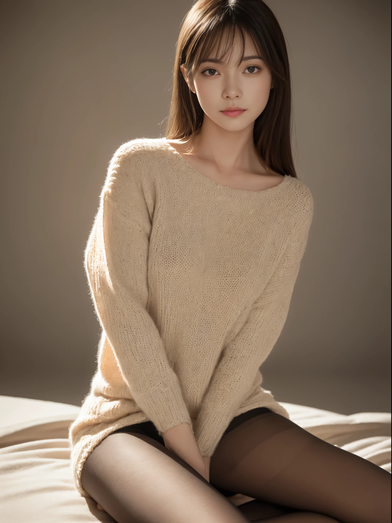 ((full body)), Ultra-realistic capture, Highly detailed, High resolution 16k close-up of human skin. Skin texture must be natural, With such detail that pores can be finely identified. Skin should look healthy, In a uniform tone. Use natural light and color, streaked hair, streaked hair, short hair, ((full body)), sit in a bed,cowboy shot,dutch angle,UHD, retina, masterpiece, ccurate, anatomically correct, super detail, textured skin, high details, high quality, best quality, highres, 1080P, HD, 4K, 8k
