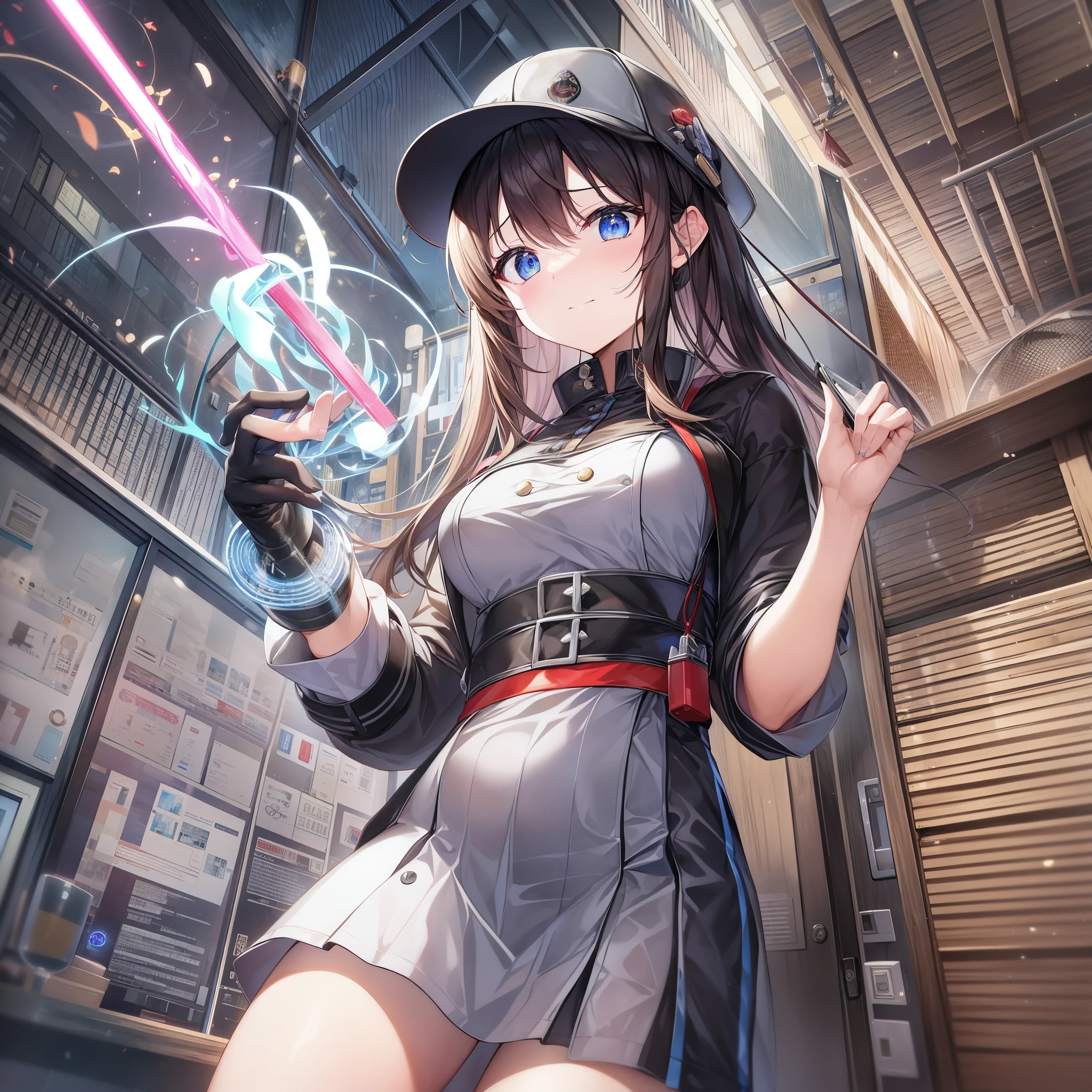 Masterpiece、top-quality、detaileds、scientist、Inventor、Colossal breasts married woman、Americans、Nikola Tesla、巨大tesla coil、tesla coil(hero: Tesla Coil)ha、It is a resonant transformer that generates high frequency and high voltage.。invented by Nikola Tesla。 invented by Nikola Teslaものha、Using air-core resonance coil and spark gap、It uses the resonance of the secondary coil to generate high frequency and high voltage.。Consists of spark gap and coil body、コイル体ha巻数の少ない一次コイルと多数巻き上げた空心の二次コイル、And it is made up of a capacitive sphere which is a discharge electrode.。Adjust the resonant frequency of the secondary coil by changing the size of the capacitive sphere.。Significant influence from stray capacitance、It is said to be a coil with many unknown points due to poor reproducibility when trying to create a strong discharge.。tesla coilの改良型として、SSTC using semiconductor drive circuit(Solid State Tesla Coil)There are also magnifiers that boost voltage by installing a separate resonant coil.。二次コイル上に発生する進行波 二次コイル上に見られるたくさんの共振周波数 tesla coilにおいてha二次コイルの巻線間に発生する寄生容量と二次コイルのインダクタンスとが分布定数状になっているために遅延回路が形成されている。このためスパークギャップ式においてha二次コイル上に多くの定在波が混在している。これha、Secondary coil near primary coil(Junction)discharge electrode from(discharge bulb)This is because there is a traveling wave with a time delay toward、この進行波が放電極とJunctionとの間で反射を繰り返して共振する。この共振モードha1/4λ resonance modeを基本として多数存在するのでtesla coilの二次コイルにha多数の定在波(1',2',3',…)are in a mixed state。また一次コイルと二次コイルとの間の結合ha疎結合であるが、Close coupling by resonating with the secondary side capacitance component(Magnetic field phase adjustment coupling)is working。このMagnetic field phase adjustment couplingha1',2',3',Occurs at the frequency of...。SSTCにおいてha1'の周波数(1/4λ resonance mode)Efficient and powerful discharge can be obtained by driving with。