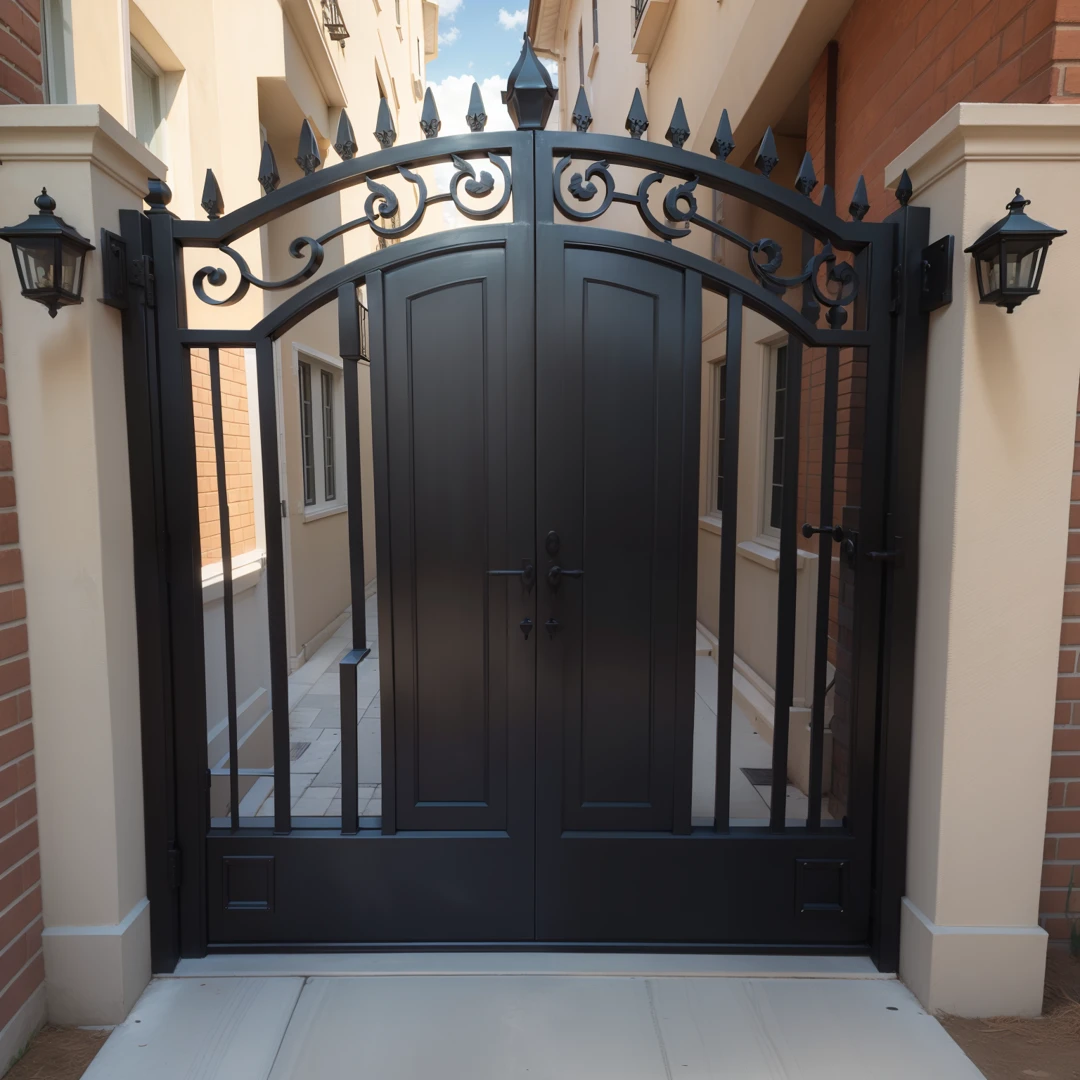 cast metal　exterior　Gates --auto