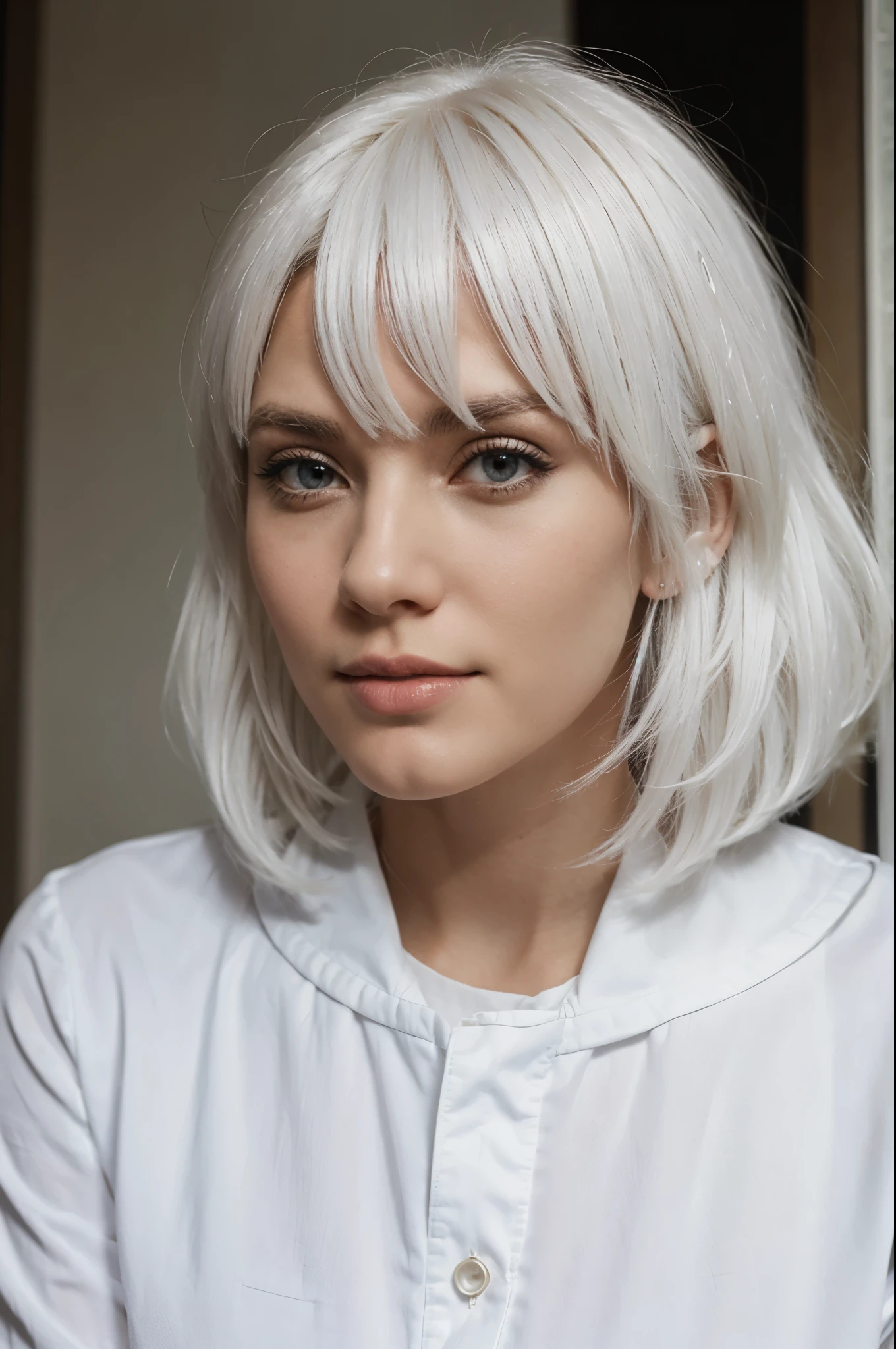 White hair