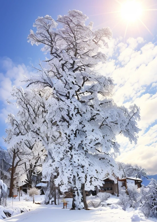 muita neve, manto de neve, arvores com neve, telhados com neve