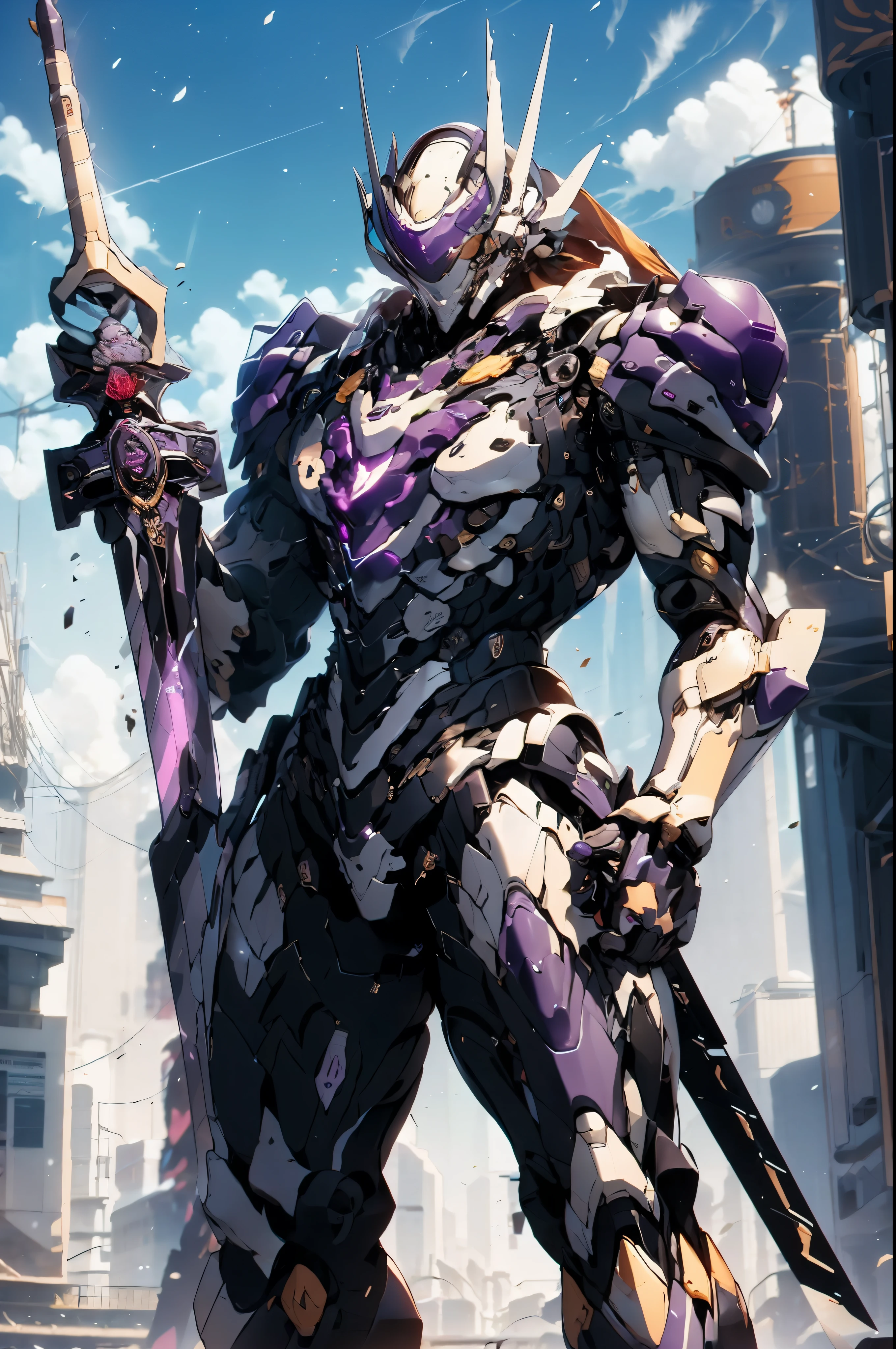 glowing purple core