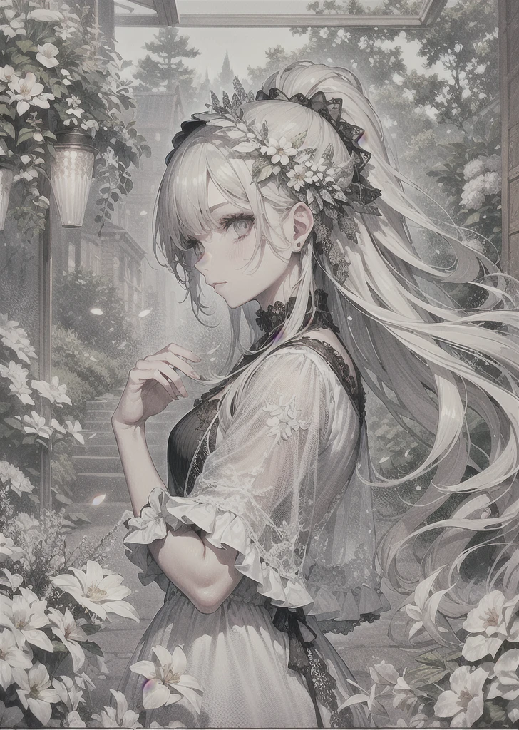 cinematic lighting, soft smile, expressive hair, manga style,