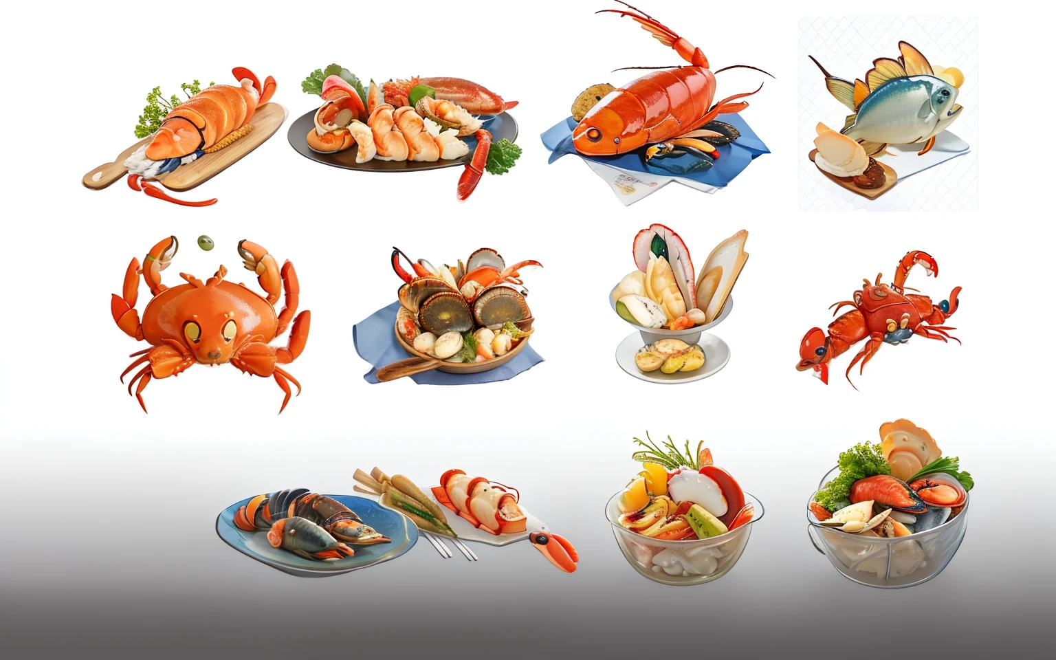 French and German images of various seafood and seafood dishes, Crustaceans, Super realistic food pictures, Fish and seafood market, crabs, photo, Seafood is kept in , Uptrend on pixabay, 🦩🪐🐞👩🏻🦳, crabss, crabscore, on clear background, headcrabs, Excellent quality, Uptrend ,