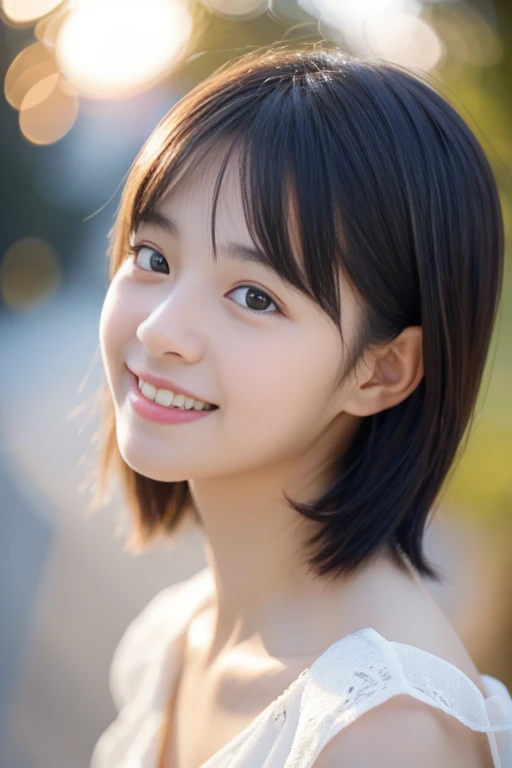 (((masterpiece))), (Two Japan Beautiful Girls, couple focus, classmates, Pure and innocent,kawaii) ,超A high resolution, Realistic, ultra-detailliert, 8K,top-quality, Extremely detailed, Detailed background,A slender,very beautiful japanese girl, Detailed face:1.3), (Boyish short-haired,A dark-haired :1.4), (a baby face,kawaii系,adorable 14 year old girls), (Perfect body:1.1), White Dress, Please show me your beautiful teeth,Bursting smile, beautiful off shoulder clavicle、Scrunchie,Super Detailed Face、Detailed lips、A detailed eye、small gravure idol,Transparent skin,Christmas tree,Snowy night,warm light,sparkling stars,A night with falling stars,Sparkling illumination,happy night,holy night atmosphere