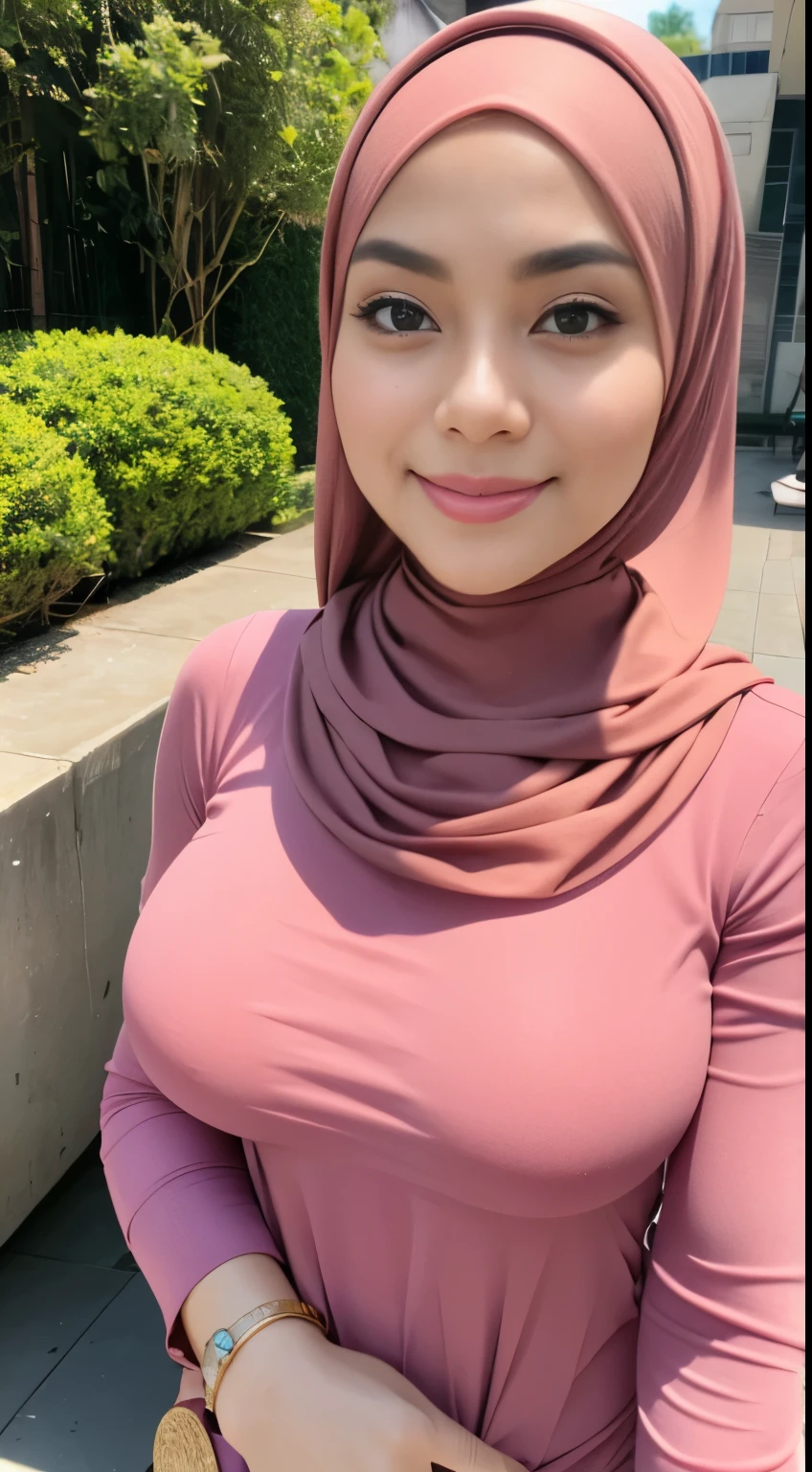 masterpiece, (ultra-high-definition portrait:1.4), Realistic, extremely detailed, CG unified, 8k, wallpaper, highly detailed, High-definition, raw color photos, professional photograpy, Realistic portrait, Cinematic Light, Beautiful detailed, 1hijabgirl in, (165cm tall, big breasts with very very tight clothes:1.5), Beautiful big breasts, breasts details, very tight, (smile, looking into the camera:1.5), (Fine face, a close eyes with an open mouth:1.4), Close up of a girl in Beautiful clothes with wide open front, scarf, (Beautiful Tight Clothing with curvaceous body:2), open chest wide, Undress, No bra, (nipples that are clearly sticking out detail:1.2), Outdoors, high intricate detailed, float, cum on, Sense of truth, beautiful landscape forest, sexy lighting,