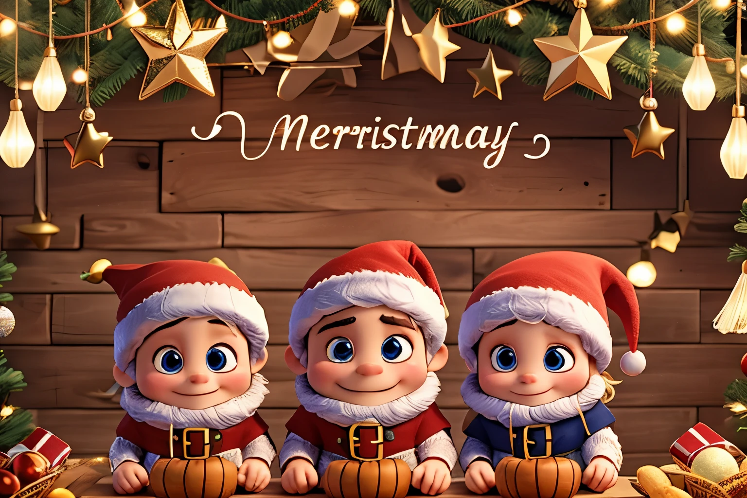 Christmas theme:1.37,Merry Christmas！Santa&#39;s back。santa claus on the moon。