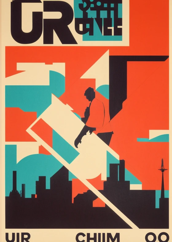 a graphic design poster with a man throwing a can of oil, risograph poster, by Kees Bol, 60s poster, 6 0 s poster, poster in 8 0 s style, graphic design poster, 1 9 8 0 s poster style, poster, karel thole, illinois vaporwave, screen print poster, by Urakusai Nagahide, unlife