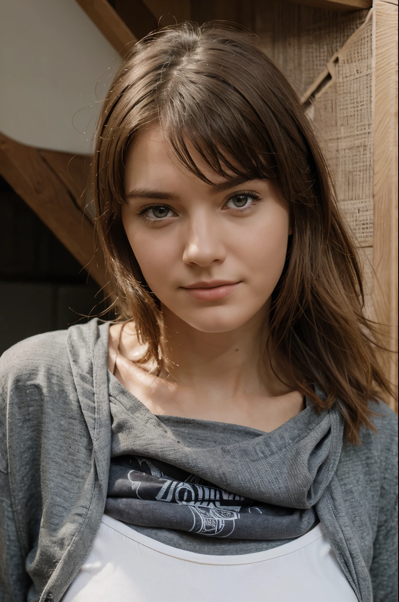 (YES SFW), ((best quality,ultra-detailed,realistic:1.37), full body photo, [mother and  with different faces], (mother and  with different faces:1.5), sadness, disconnection, side by side, dark background, emotion, relationship, subtle lighting, strong composition, vivid colors), A Masterpiece, Best quality, Raw Photo, lifelike, FACES, redhead, Incredibly ridiculous, MAGIC, long hair, depth of view, Highres, very detailed, finely detail, RAW Extremely detailed, extremely detailed eyes and face, Sharp pupils, Realistic Pupils, Sharp focus, cinematic Lighting, Night street, dynamic pose, blouse, (mybeauties), casual jeans wearing, checked shirt, realistic hands, ((realistic (Overhead view:1.20) top view, real skin pores, moles on skin, high quality, realistic lighting, center of the picture, good body proportions, 8K, HDR, professional photography, natural skin texture, 4K textures, Adobe lightroom, photo lab, HDR, complicated, elegant, sharp focus, insane details, intricate details, very detailed, dark cinema light))