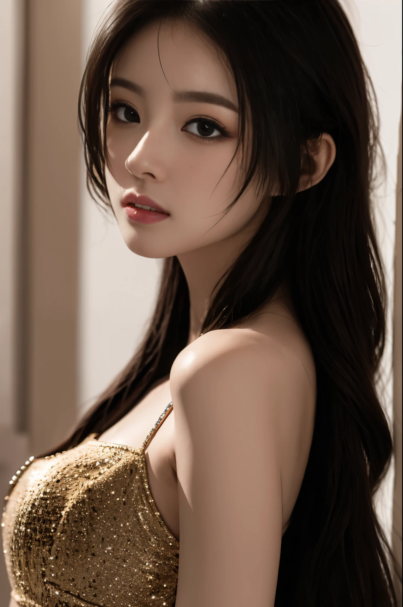 Very young and beautiful dancer、Arabian Costume、((dance:2.0))、Night Bar、(Highest quality、4K、8k、High resolution、masterpiece:1.2)、Super detailed、(Real、Photorealistic、Photorealistic:1.37)、1 girl、Detailed beautiful face、Detailed eyes、Detailed lips、Long eyelashes、Flowing Hair、Graceful pose、Dramatic lighting、Atmospheric color palette、Neon Light、cigarette、Alcohol Bottle、glass、Lounge、music、　alen4_kryukova