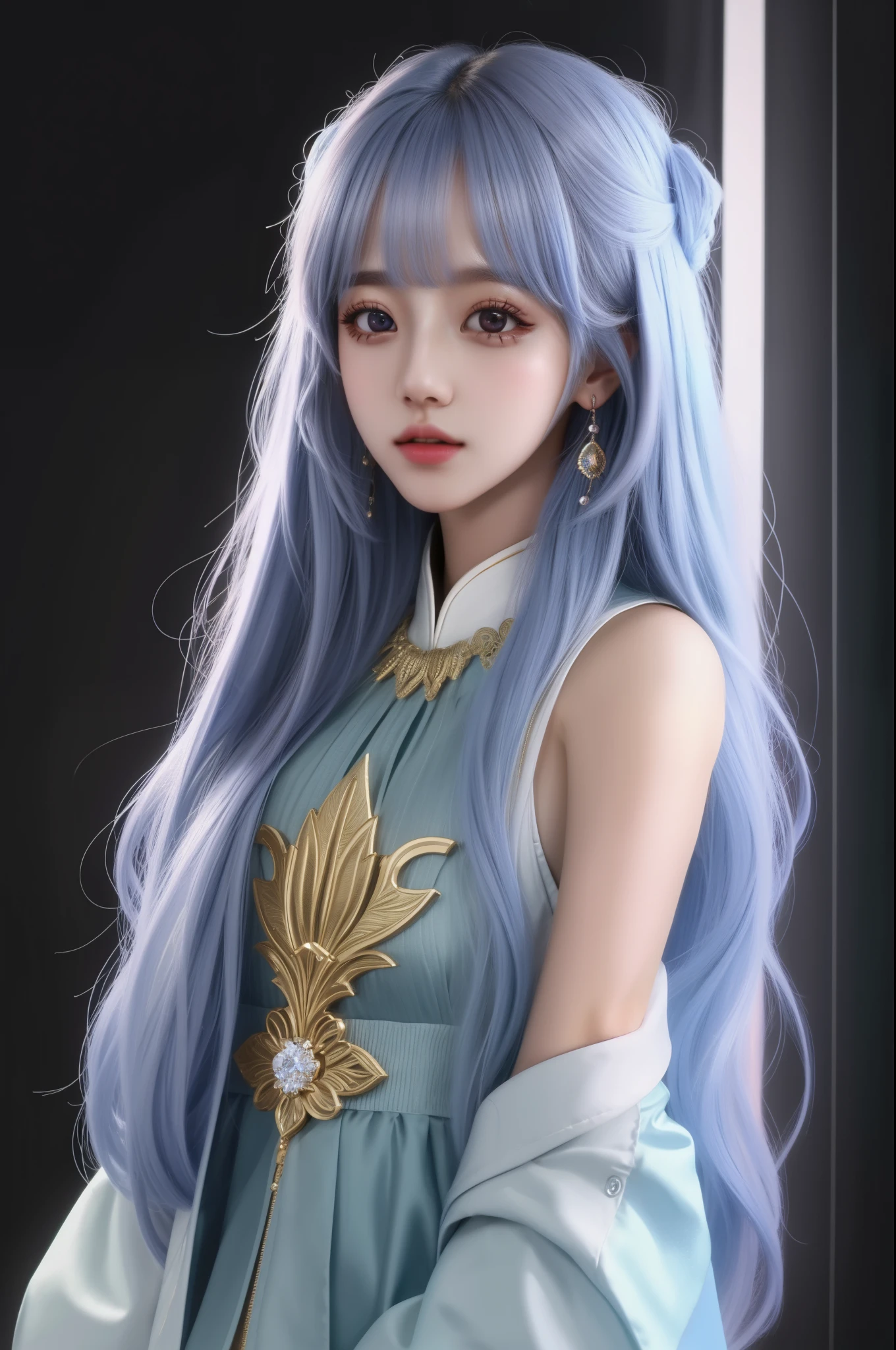 (extremely detailed CG unity 8k wallpaper), the most beautiful artwork in the world, 1girl, upper body,kpop idol, jisoo,