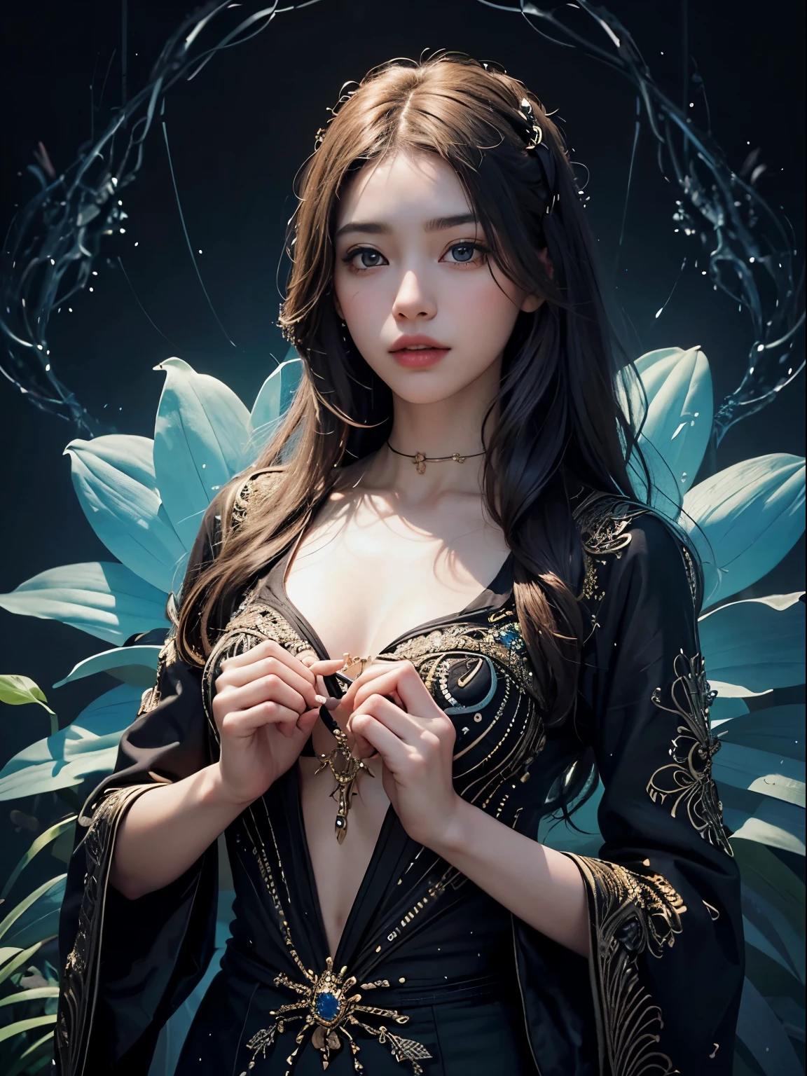 official art, unity 8k wallpaper, ultra detailed, beautiful and aesthetic, High quality, beautiful, masterpiece, best quality, (zentangle, mandala, tangle, entangle:0.6),