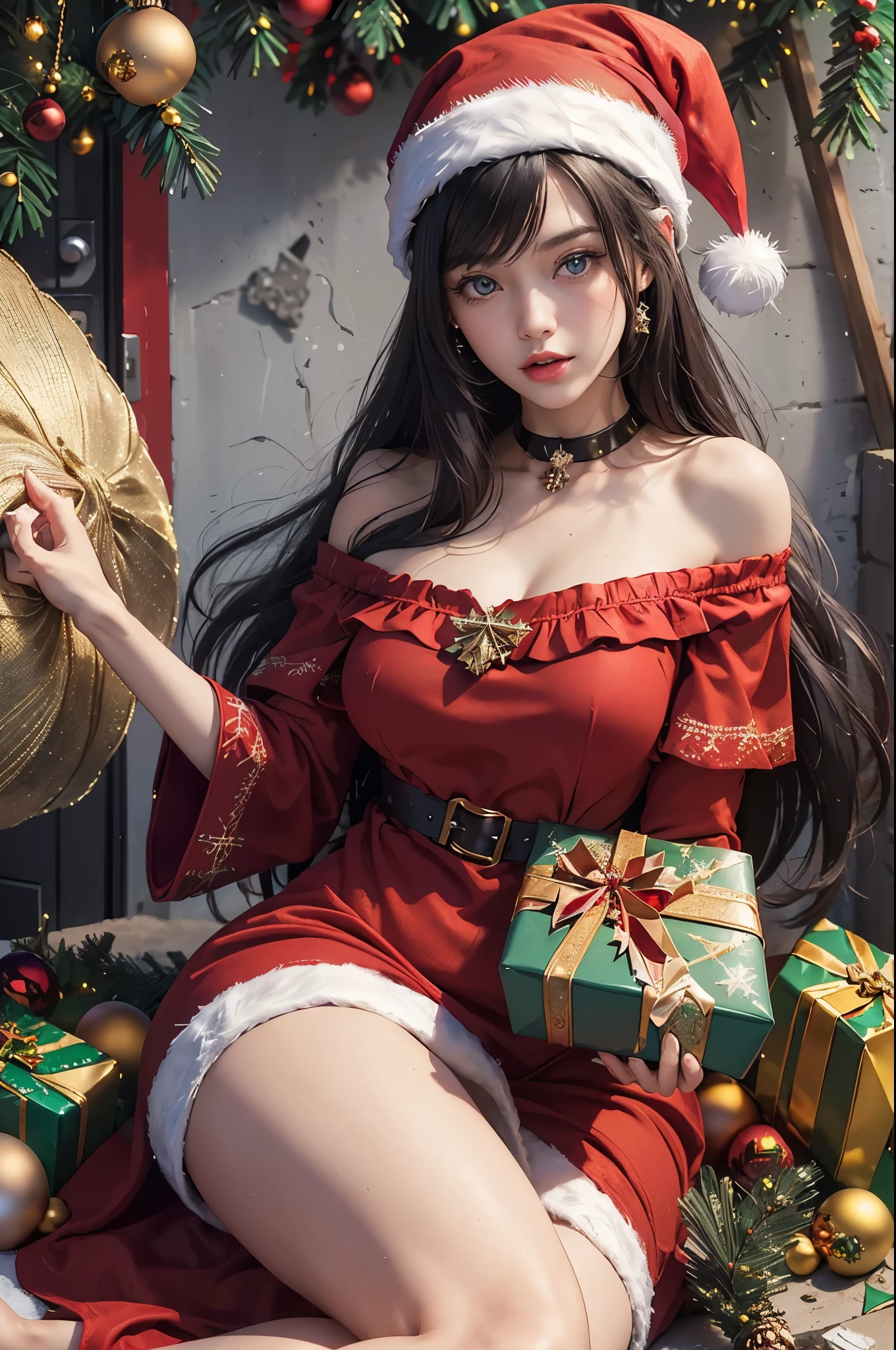 Christmas scene , Christmas costumes