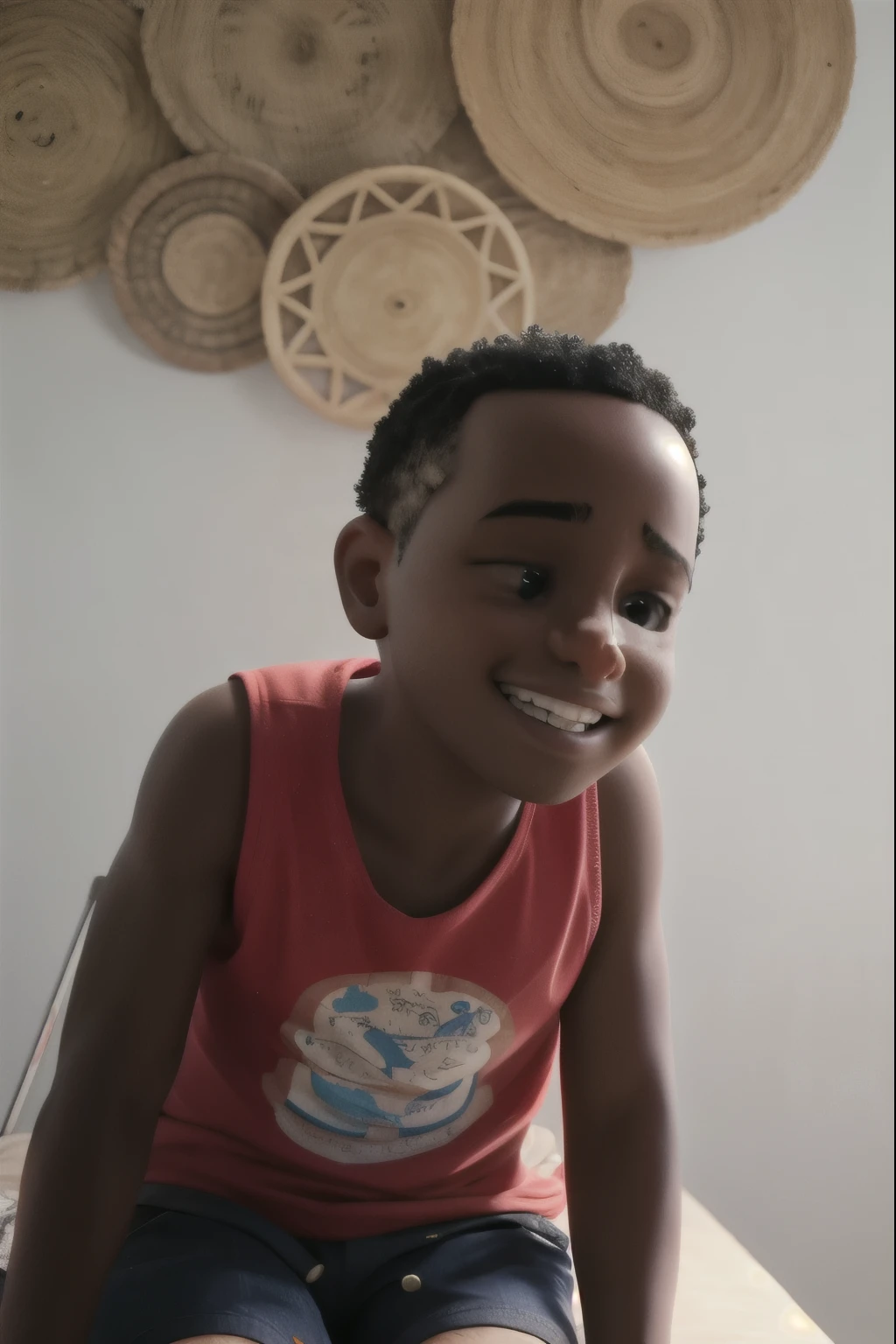 Um menino estilo Disney Pixar, alta qualidade, melhor qualidade