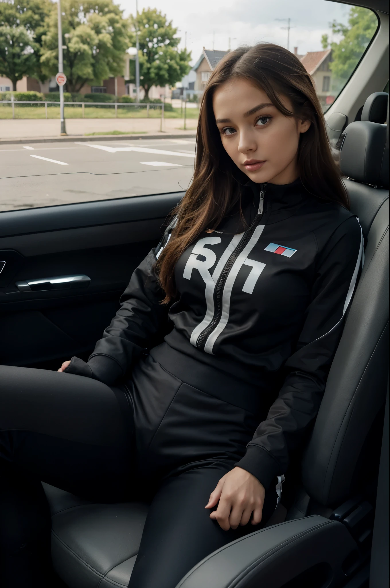 Sitting in a Car, verschiedene blickwinkel, different views, portrait sophie mudd, Anna Nikonova alias Newmilky, Girl in tracksuit, brown hair and a perfect body, sexy Blick in die Kamera, Jelena Belova, seductively looking in front, Julia Gorokhova, viktoria gavrilenko, verschiedene blickwinkel, Trainingsjacke, schwarze leggins,Sitting in a Car, gleiches outfit, schwarzes outfit