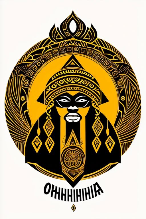 logotipo da ,  orisha, africano,