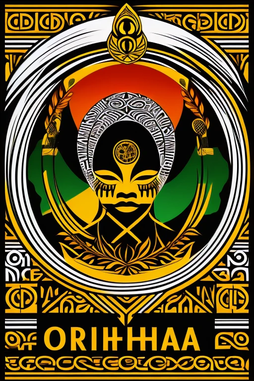 logotipo da ,  orisha, africano,