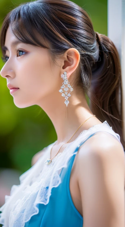 ((Realisticity: 1.2)), ((The highest resolution: 8K UHD)), Best Quality,masutepiece,hight resolution,nffsw, ((1 super detailed and ultra-realistic girl)), ((とても美Right女王のまばゆいばかり, Super realistic, and ultra detailed)),((White skin, Beautiful, Smooth, zora々Right, hyper realistic and hyper detailed )), Long hair, ((hyper realistic and hyper detailedなドレス)), Solo, ((Super realistic, Super beautiful, Gorgeous and ultra-detailed jewelry)), ((Super beautiful, hyper realistic and hyper detailedな白のセーターとブルーのジーンズ)), ((Super beautiful, Super realistic, Ultra Detailed Diamond Filled Earrings)), ((Super beautiful, hyper realistic and hyper detailedなダイヤモンド充填ヘアオーナメント)), ((超美Right全身, Super beautiful, hyper realistic and hyper detailed)), ((Oversized, hyper realistic and hyper detailedな福岡城跡)) ((Super beautiful, Super beautiful, hyper realistic and hyper detailedなヘアーバン)), ((Super beautiful, hyper realistic and hyper detailedな茶色の髪)), ((Asian Women))Candid, photograph, hight resolutionであり, 8K4K,Bokeh,