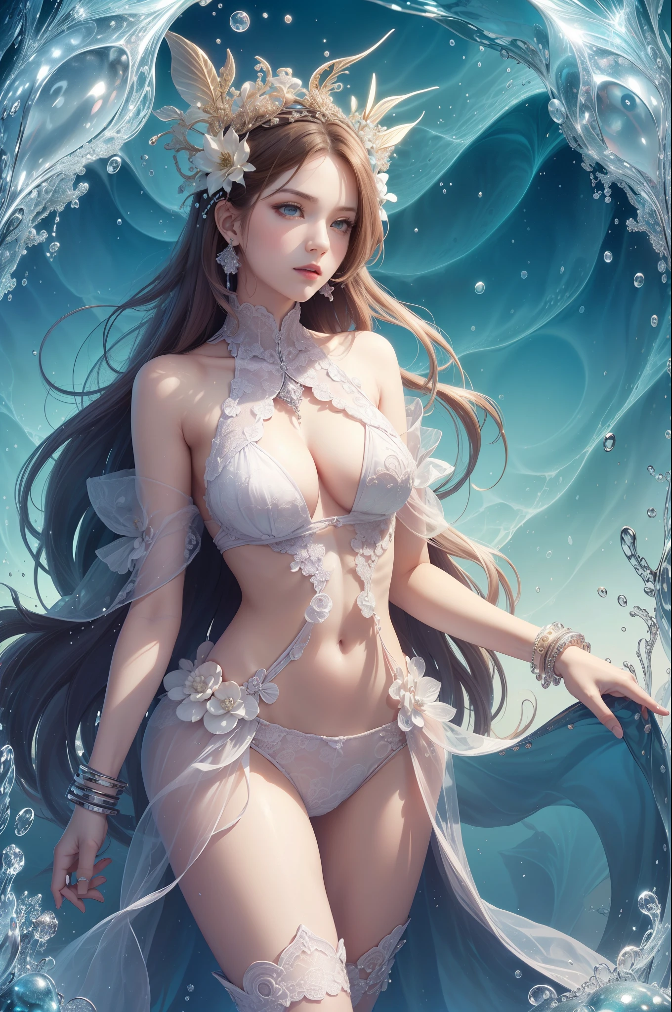 offcial art, Unity 8k壁纸, Ultra-detailed, Beautiful and aesthetically pleasing, tmasterpiece, best qualityer, (zentangle, datura, clew, meshing), (s fractal art: 1.3), 2guys,twincest,Sister flower,Underage girls, age 5,(Hairstyles: Long hair) Ocean, Extremely detailed, dynamic angle, Cowboy shot, The most beautiful forms of chaos, elegant, Fauvistdesign, vivd colour, romanticism lain, Seafoam, Buble, shells, Fish, pearls,Colorful lollipop,cute big breasts, --auto --s2