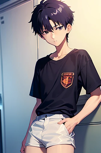 draw shinji from evangelion jacking off