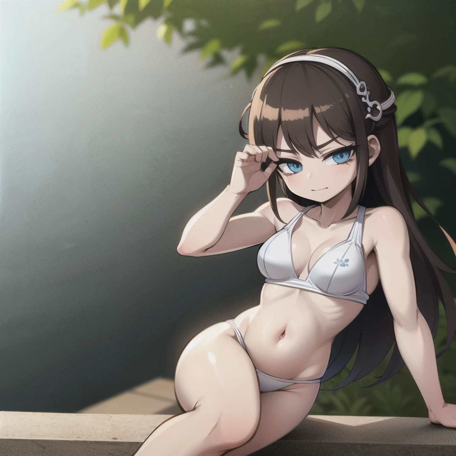 Provocative pose