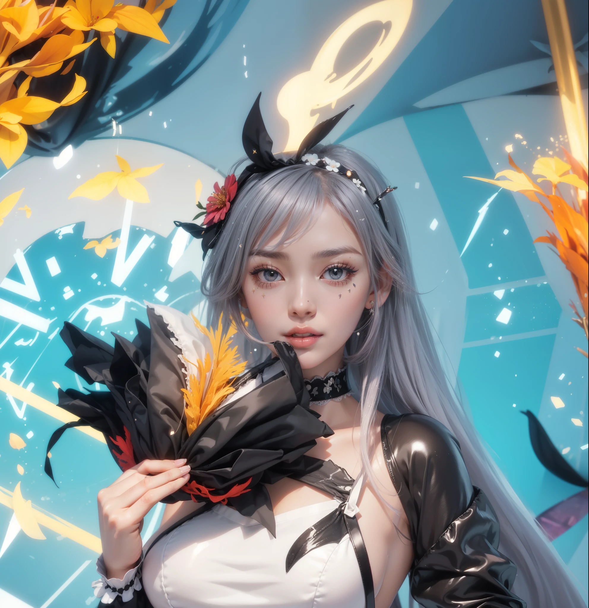 (Masutepiece: 1.3), (maximum resolution: 1.2), (Ultra HDTV: 1.2), cinematic lighting, 8K resolution, Eye and skin detail, detailed facial features, , ( Sharp focus: 1.2), (Face focus: 1.2) , Perfect style, Beautiful, sharp face, Anatomically accurate, Highly detailed skin and face structure, Eye detail, Double eyelids, Thin eyebrows, Glitter eyeliner: 1 Natural cheeks, Glossy skin, White skin: 1.2, (Lip gloss: 1.4), 、 (Shy look: 1.2), Skin and face texture detail, Detailed eyes, Double eyelids, Natural cheeks, , Glossy lips: 1.4, Protruding cleavage、(Large sperm count in breast: 1.4) (Large sperm count in thighs: 1.2) 、 blushing、shy、impatience、frustration、fear of embarrassing glaresknees open、open legasturbation behavior、chest stroking、white lingerie、black bra、shiny small flower necklaces and ears Socks Long、Sweating Thighs、Transparent Underwear、 20 years old, Neat and Clean Woman、Red Hair、Colored Hair、Short Hair, Big Tits, Upturned, Floor Sitting, Bedroom、(Complete Maid Outfits) perfect: 1.5)、short white hair