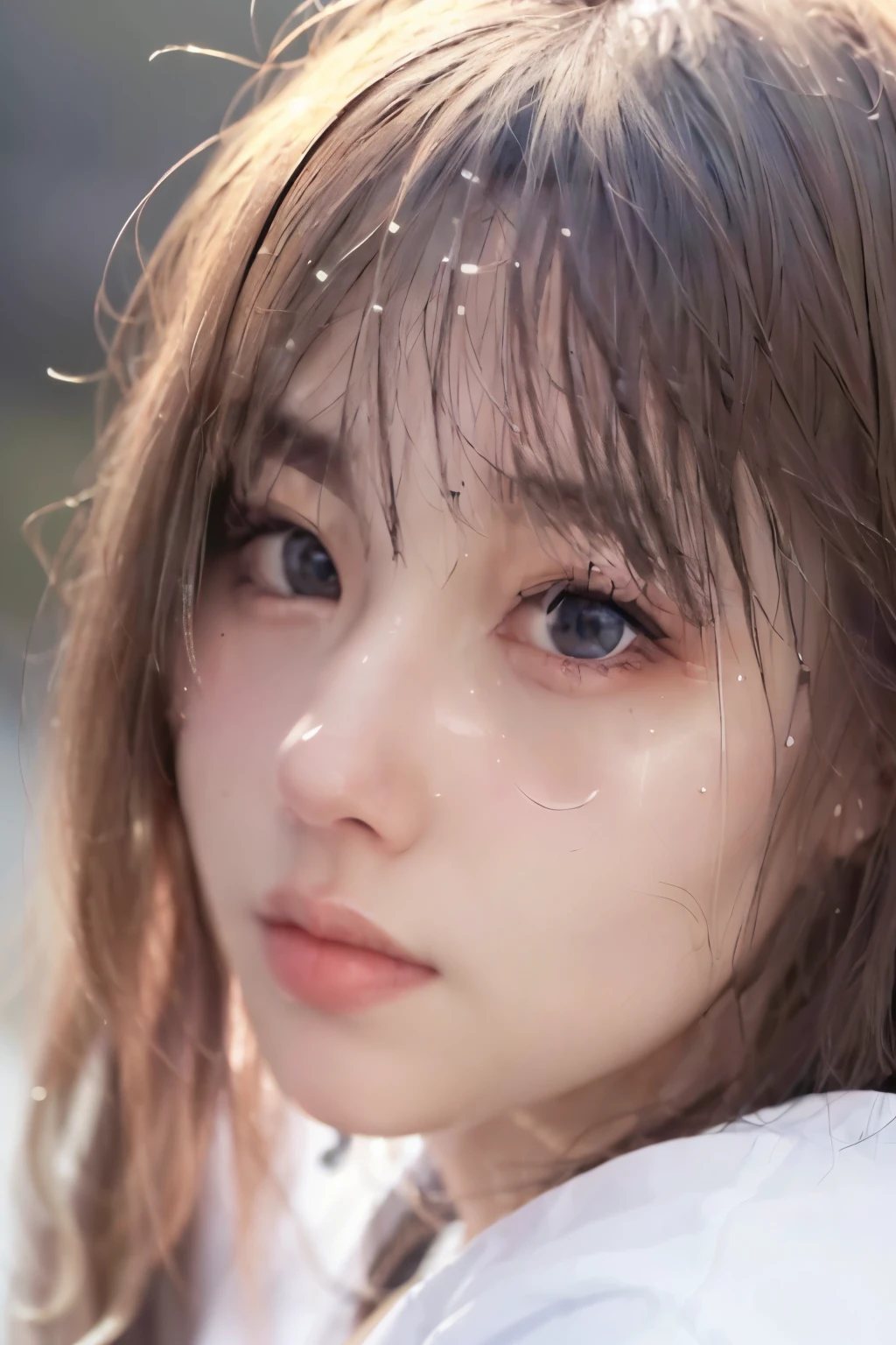 dressed, (photo realistic:1.4), (hyper realistic:1.4), (realistic:1.3),
(smoother lighting:1.05), (increase cinematic lighting quality:0.9), 32K,
1girl,20yo girl, realistic lighting, backlighting, light on face, ray trace, (brightening light:1.2), (Increase quality:1.4),
(best quality real texture skin:1.4), finely detailed eyes, finely detailed face, finely quality eyes,
(tired and sleepy and satisfied:0.0), face closeup, t-shirts,
(Increase body line mood:1.1), (Increase skin texture beauty:1.1)