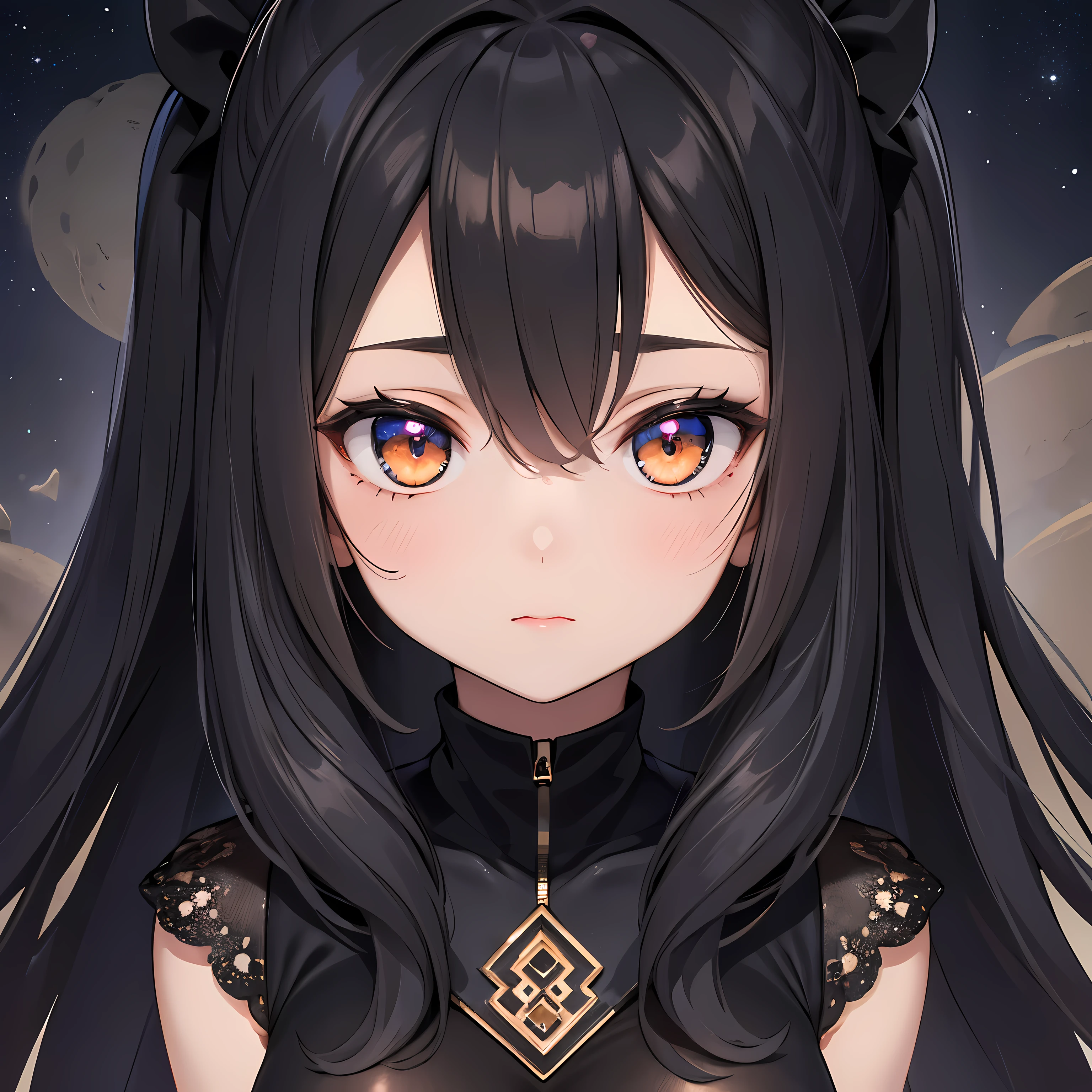 (masterpiece,best quality,ultra-detailed),1girl, large breast, glowing eyes,long hair,(((dust pretty girl))),beautiful and detailed face, detailed eyes,night,dust particles in the air,((black theme)),((((dust theme)))),