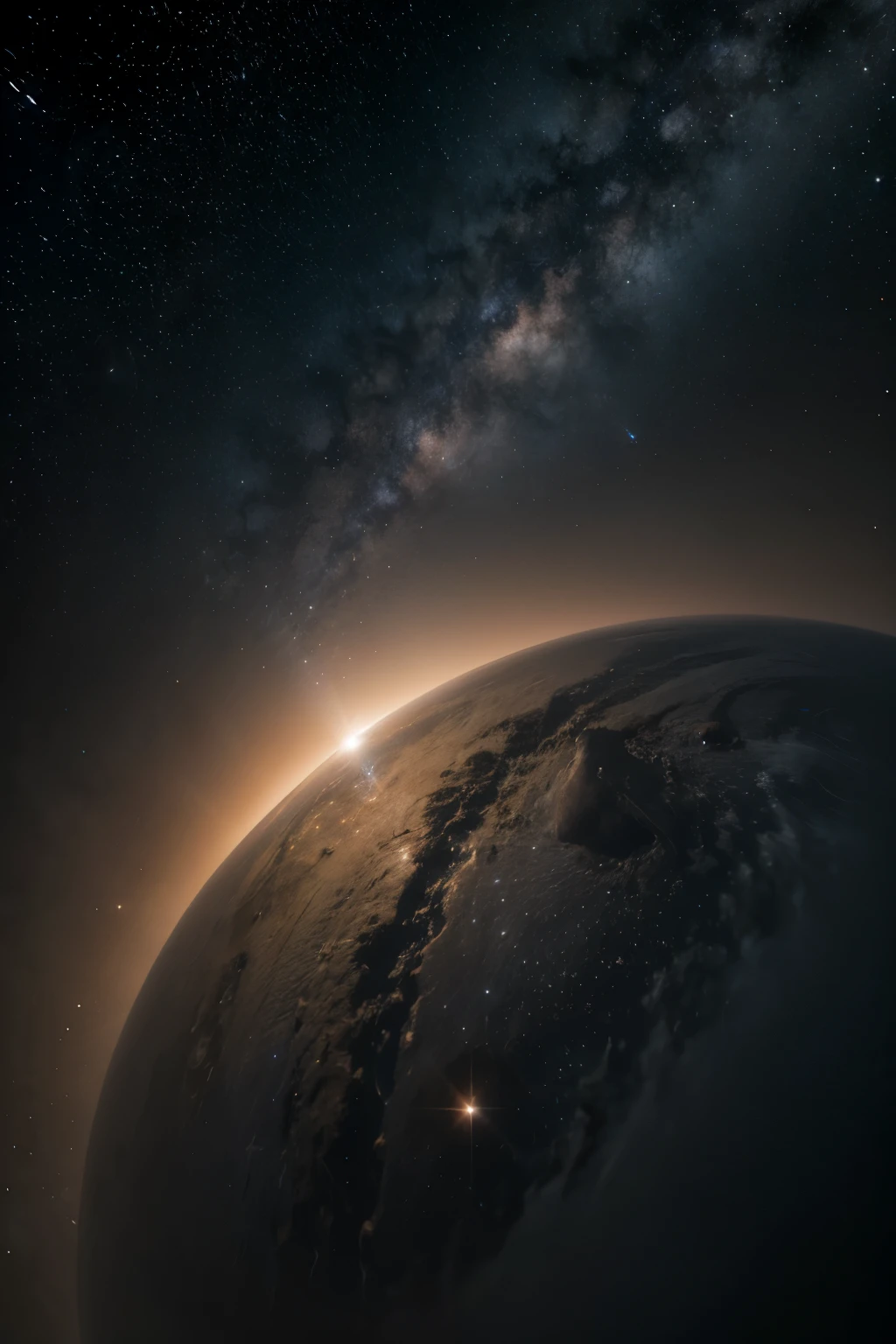 Make a wallpaper of a galaxy in 4k