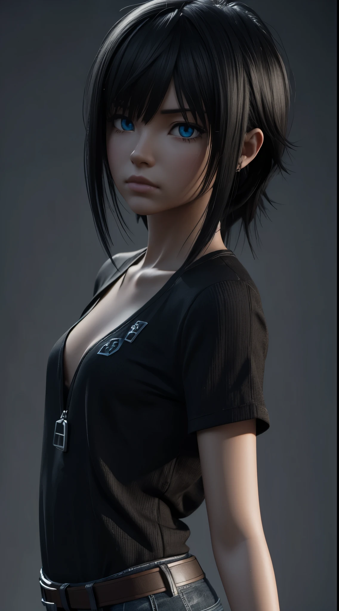 3d mmd sad dark