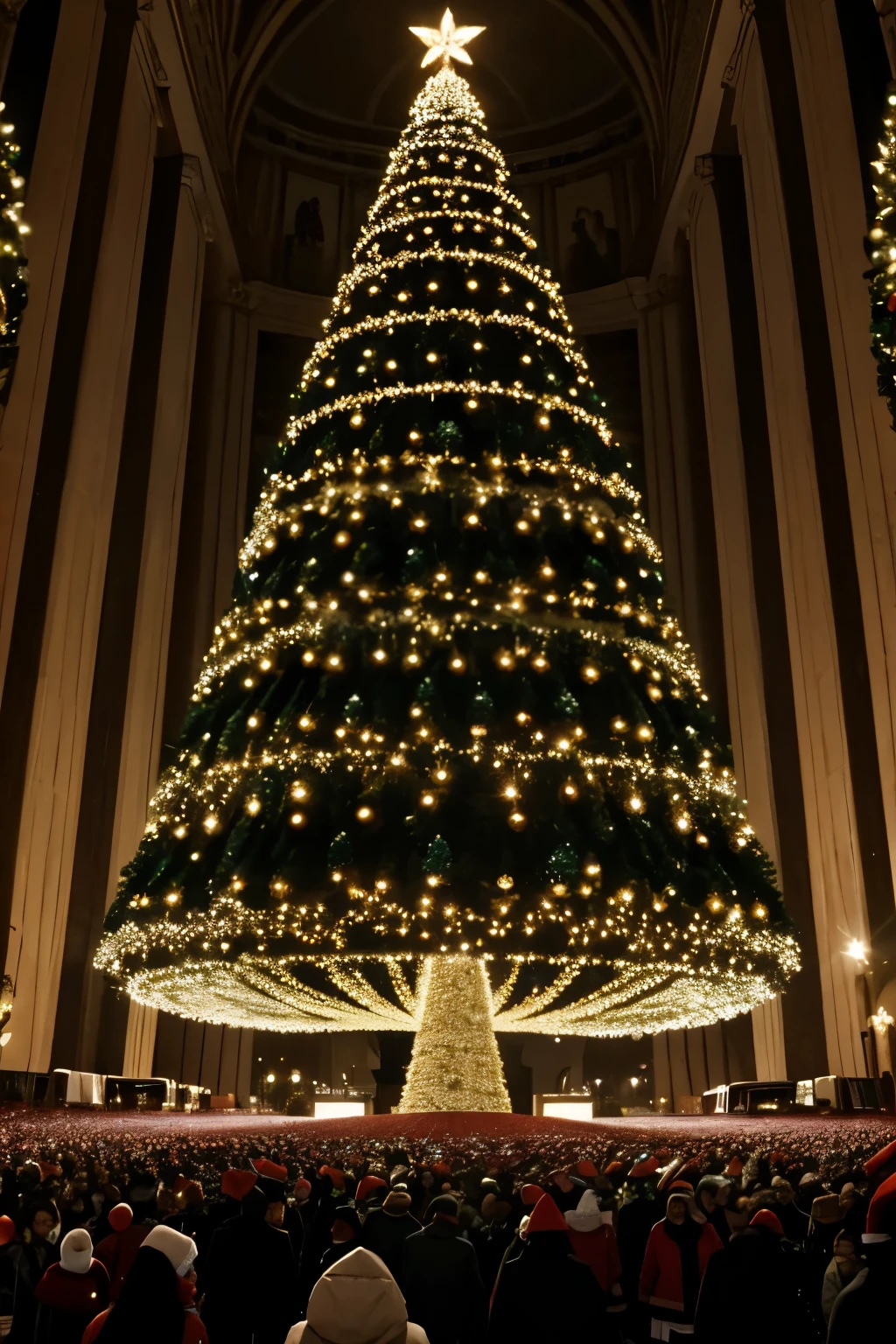 The largest Christmas tree in the world