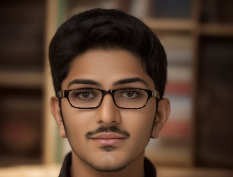 arafed man with glasses and a black shirt and a black tie, jayison devadas, jayison devadas style, profile pic, vinayak, vastayan, avatar for website, johnatan wayshak, profile photo, by Jitish Kallat, very clear picture, by Max Dauthendey, inspired by Saurabh Jethani.