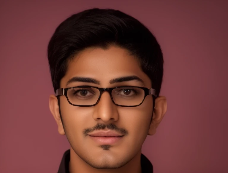 arafed man with glasses and a black shirt and a black tie, jayison devadas, jayison devadas style, profile pic, vinayak, vastayan, avatar for website, johnatan wayshak, profile photo, by Jitish Kallat, very clear picture, by Max Dauthendey, inspired by Saurabh Jethani.