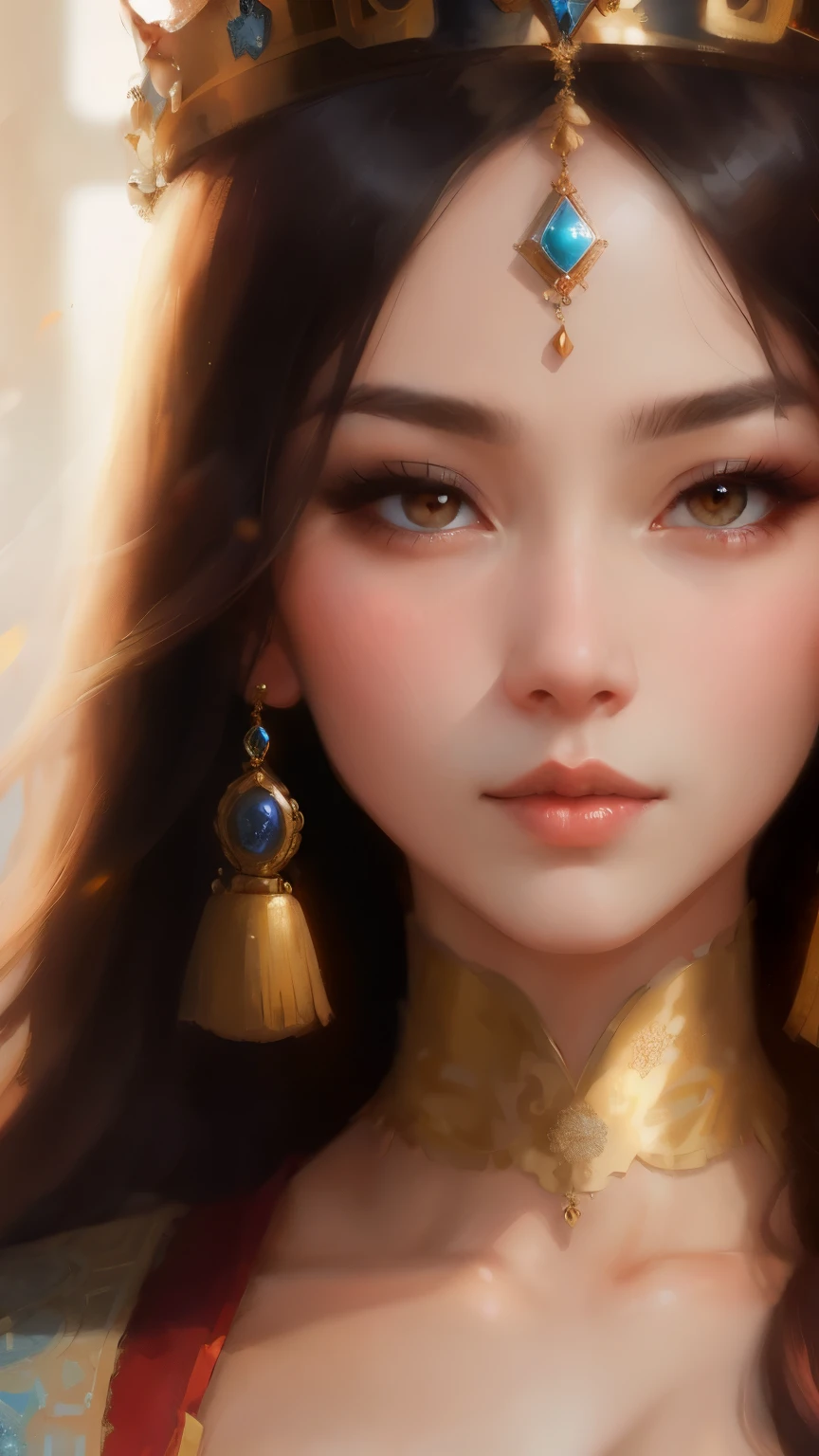 ((full body)), samdoesarts style award winning full body portrait of a beautiful woman, ((perfect feminine face)),((Ancient Chinese Clothes)), ((Peking Opera costumes)), (Long sleeves) Gazebo, Complex, (Beautiful Detail Eyes),((Hairpins, twisted hair)), (Sunlight), shaded flat illustration, digital art, trending on artstation, highly detailed, fine detail, intricate, art by artgerm and rutkowski and alphonse mucha,