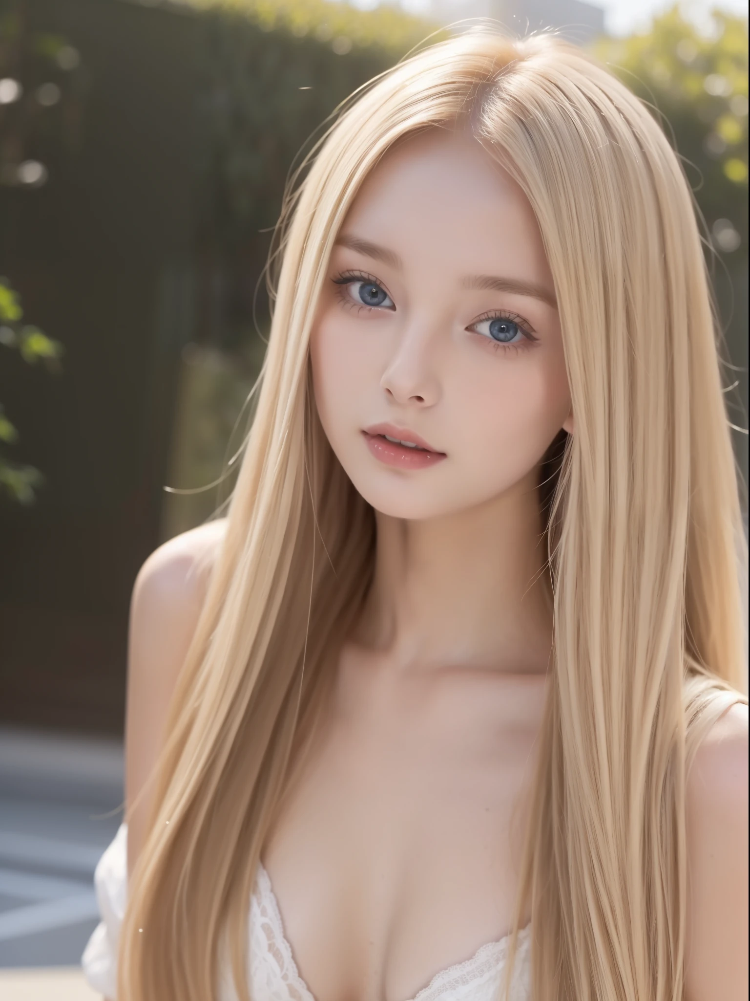 Woman with long blonde hair and blue eyes taking a photo, gorgeous young model, Portrait Sophie Mudd, beautiful female model, cute young woman, Very beautiful young woman, portrait of a beautiful model, Beautiful young girl, Beautiful young woman, a photography of a beautiful woman, face perfect, 17-year-old female model, Beautiful young face, Beautiful blonde girl、Short Bob、you can see her pink nipples.、Young Face、fullnude、I can see the、Hairless female genitalia