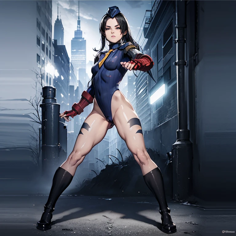 ultra-detailed, Explicit, Beautiful body, Beautiful Nose, Beautiful character design, perfect eyes, perfect face, ultra highres, 4K, beautiful legs, perfect legs, Nice hands, Perfect hand, Masterpiece, Best Quality, Highly detailed, illustration, absurdres, street fighter, doll suit, shadaloo doll, dollsuit, girls, multiple girls, expressionless, blank eyes, looking at viewer, red gloves, emotionless, black latex, corrution, mind control, female combatant, full body, hypnotized, unhappy trance, full body suit, ribbed bodysuit, obey, perfect female body, extremely glossy latex, hypnosis, hypnoLora, empty eyes, Mind control device, poses, brainwashed, submissive_pose, Slave, hat, necktie, belt, latex, garter belt, thighhighs, stand up straight, standing, standing at attention, Alma wade, F.E.A.R., black hair, red eyes, long hair