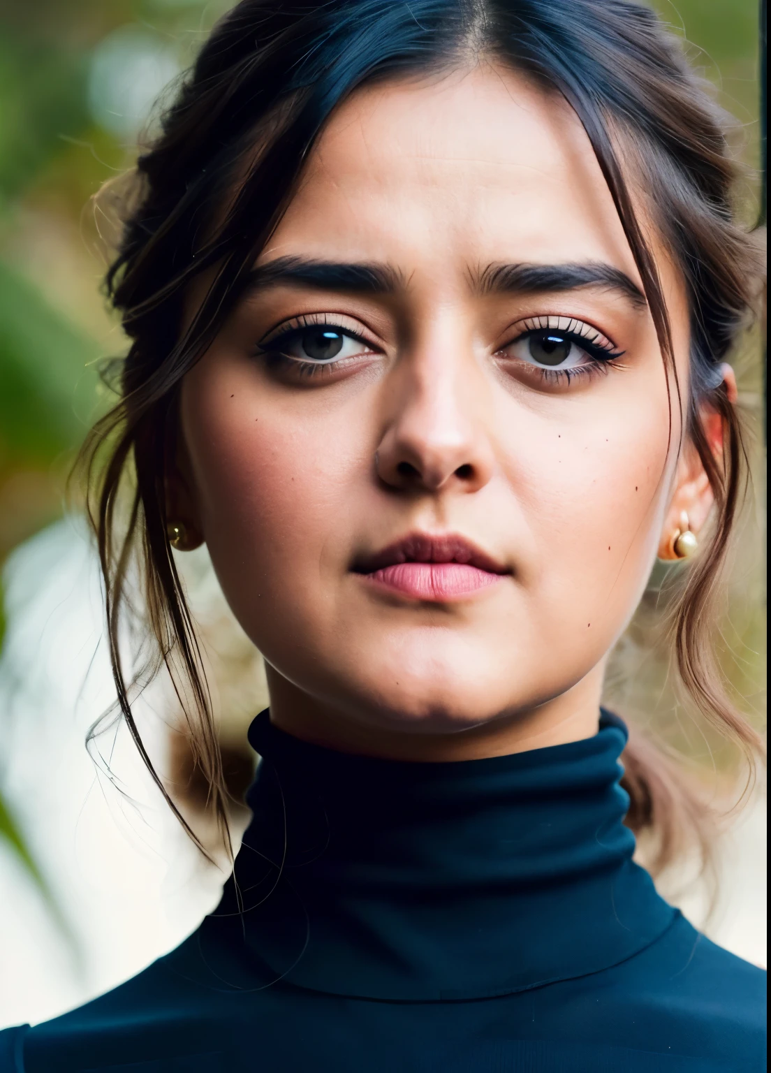 Looks like Anushka Shetty, A stunning intricate full color portrait of (sks woman:1),
wearing a black turtleneck,
epic character composition,
by ilya kuvshinov, alessio albi, nina masic,
sharp focus, natural lighting, subsurface scattering, f2, 35mm, film grain