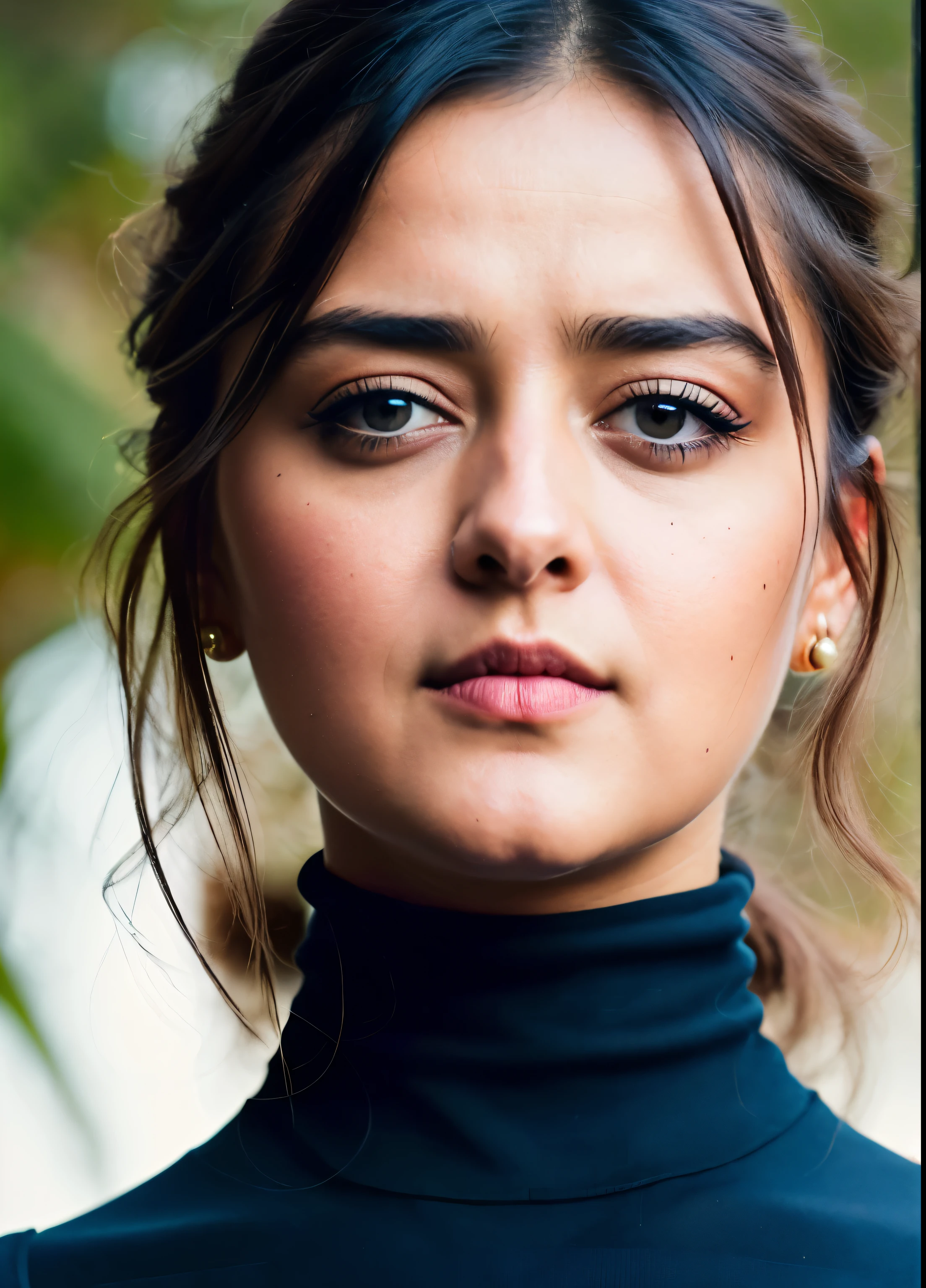 Looks like Anushka Shetty, A stunning intricate full color portrait of (sks woman:1),
wearing a black turtleneck,
epic character composition,
by ilya kuvshinov, alessio albi, nina masic,
sharp focus, natural lighting, subsurface scattering, f2, 35mm, film grain