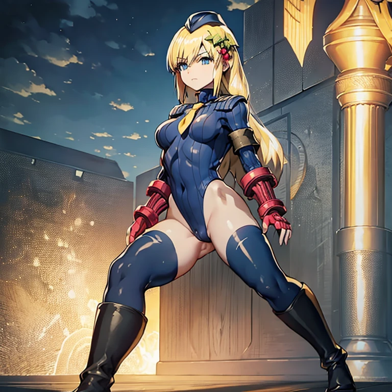 ultra-detailed, Explicit, Beautiful body, Beautiful Nose, Beautiful character design, perfect eyes, perfect face, ultra highres, 4K, beautiful legs, perfect legs, Nice hands, Perfect hand, Masterpiece, Best Quality, Highly detailed, illustration, absurdres, street fighter, doll suit, shadaloo doll, dollsuit, girls, multiple girls, expressionless, blank eyes, looking at viewer, red gloves, emotionless, black latex, corrution, mind control, female combatant, full body, hypnotized, unhappy trance, full body suit, ribbed bodysuit, both arms at side, stand up straight, obey, perfect female body, extremely glossy latex, hypnosis, hypnoLora, empty eyes, Mind control device, poses, brainwashed, submissive_pose, Slave, hat, necktie, stand up straight, standing, standing at attention, belt, latex, garter belt, thighhighs, Fighting stance, Scheherazade, Magi, blonde hair, long hair, blue eyes. Tiara