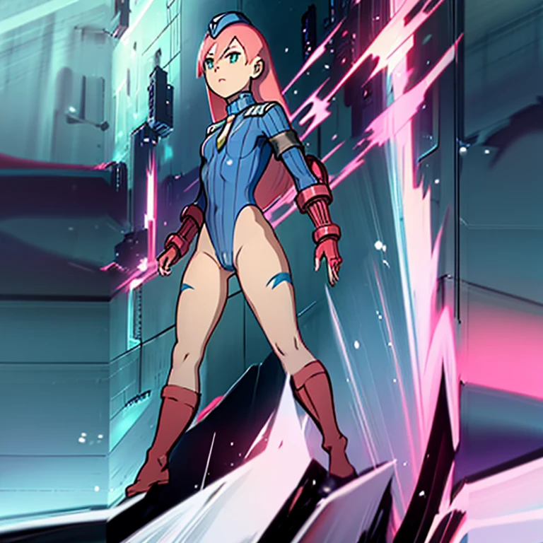 ultra-detailed, Explicit, Beautiful body, Beautiful Nose, Beautiful character design, perfect eyes, perfect face, ultra highres, 4K, beautiful legs, perfect legs, Nice hands, Perfect hand, Masterpiece, Best Quality, Highly detailed, illustration, absurdres, street fighter, doll suit, shadaloo doll, dollsuit, girls, multiple girls, expressionless, blank eyes, looking at viewer, red gloves, emotionless, black latex, corrution, mind control, female combatant, full body, hypnotized, unhappy trance, full body suit, ribbed bodysuit, both arms at side, stand up straight, obey, perfect female body, extremely glossy latex, hypnosis, hypnoLora, empty eyes, Mind control device, poses, brainwashed, submissive_pose, Slave, hat, necktie, stand up straight, standing, standing at attention, belt, latex, garter belt, thighhighs, Fighting stance, doraemon, Pink hair, Riruru, green eyes, long hair