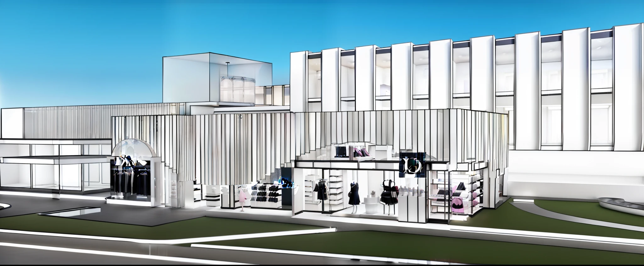 (( DIOR SHOP )) vray render
