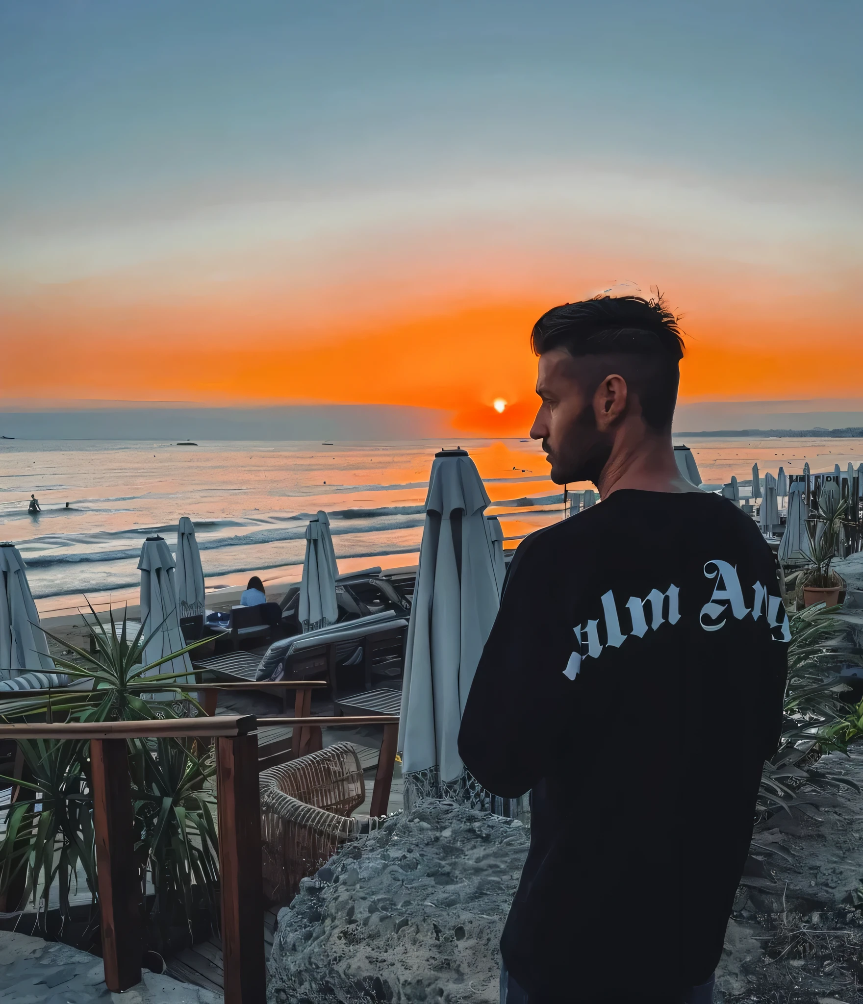 men's black cut