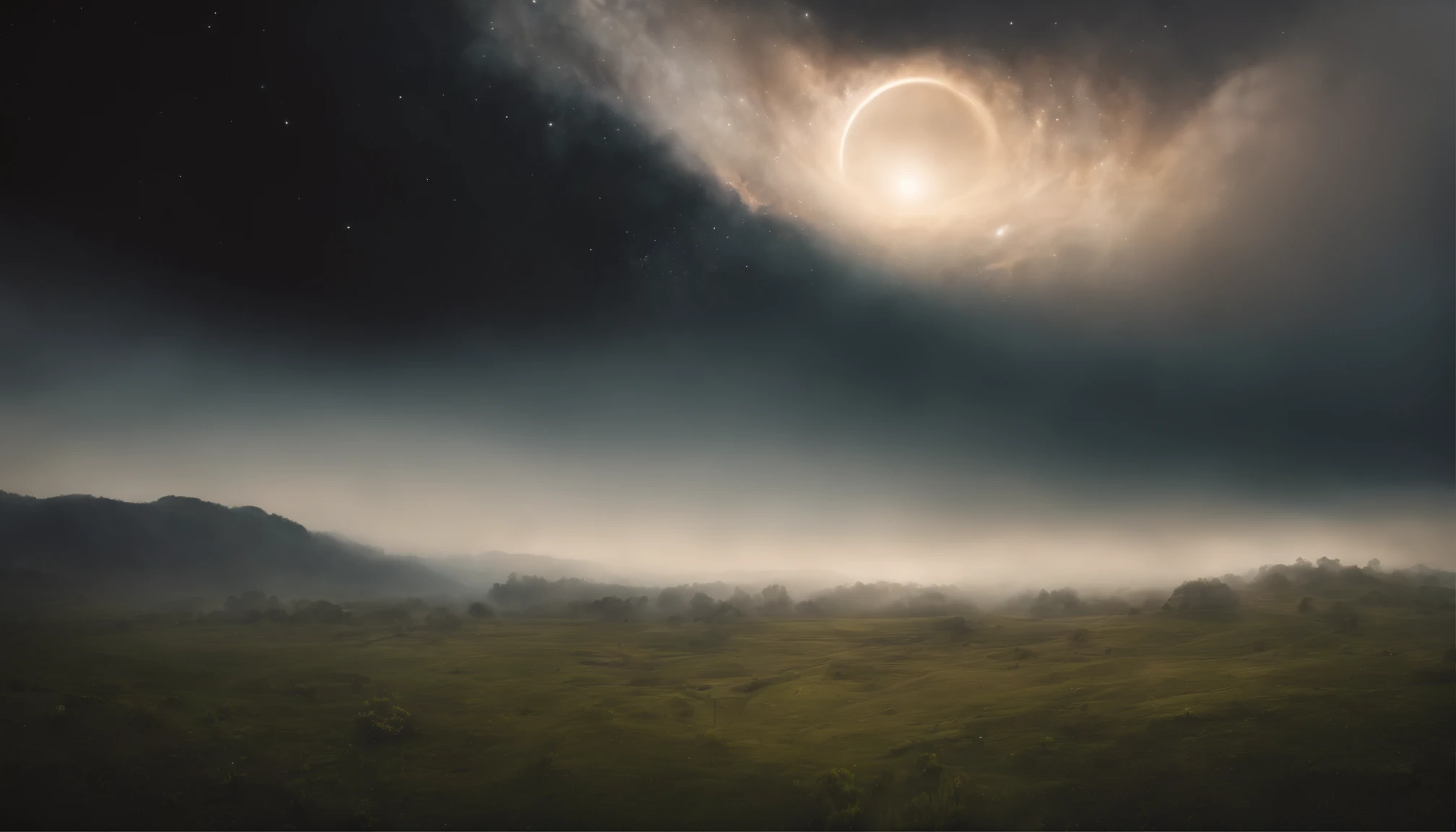 A magical landscape of euphoria and wonder colliding into a black hole of disparate and torment of death and reincarnation into something nurturing and beautiful